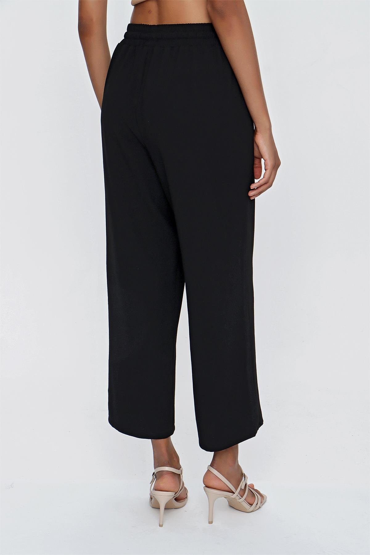 CHUBA Kadın Bol Kesim Şalvar Pantolon Siyah 23W402