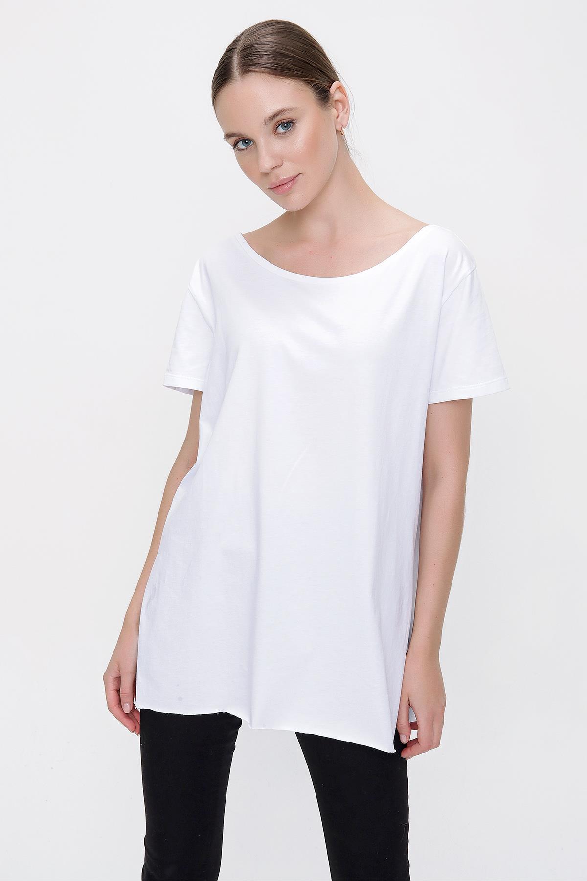 Chuba Kadın İkili Kombin Takım T-Shirt Triko Panço Siyah 22WK223