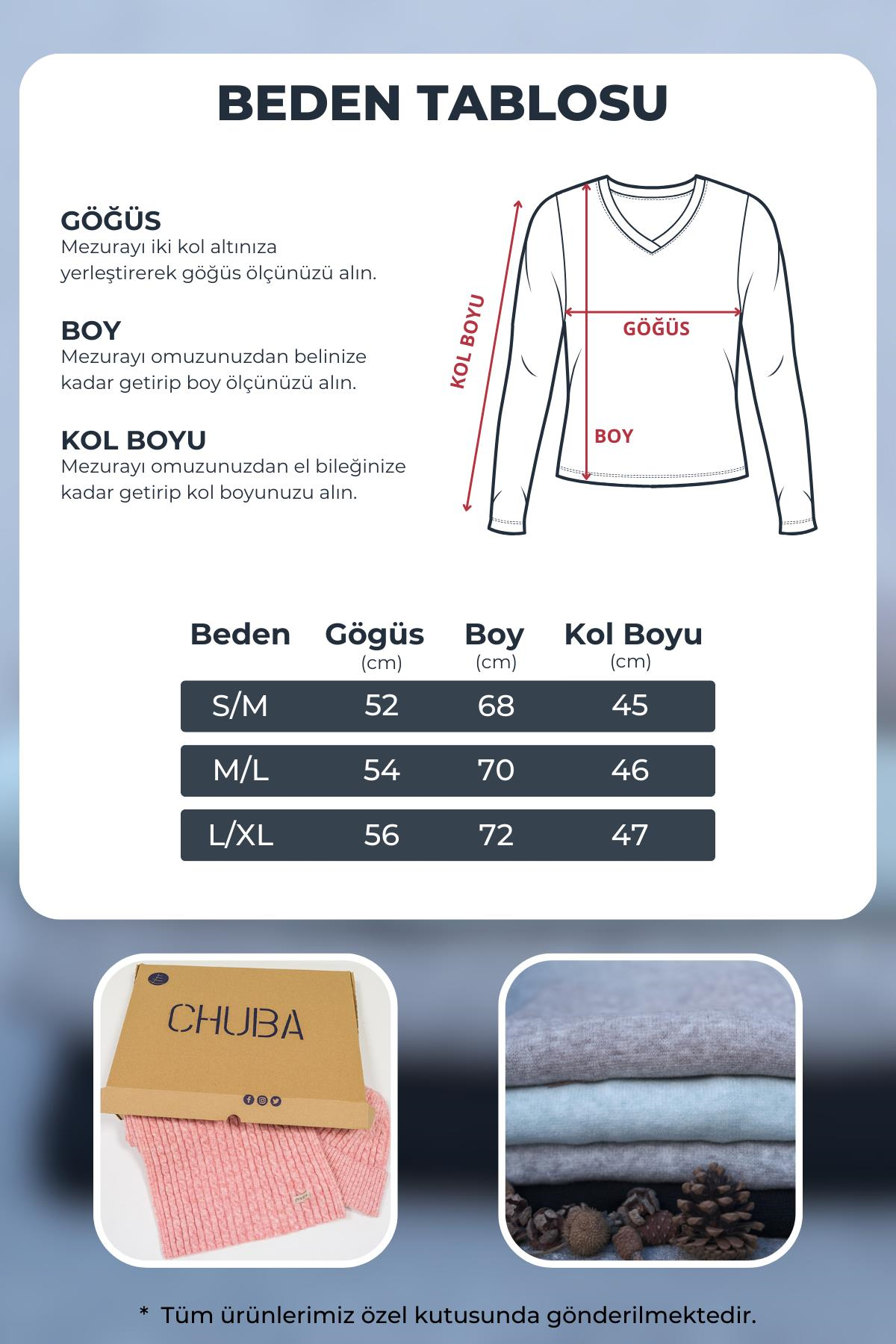 Chuba Kadın Rahat Kalıp Verev Dikiş Detaylı V Yaka Triko Kazak Mor 24W117