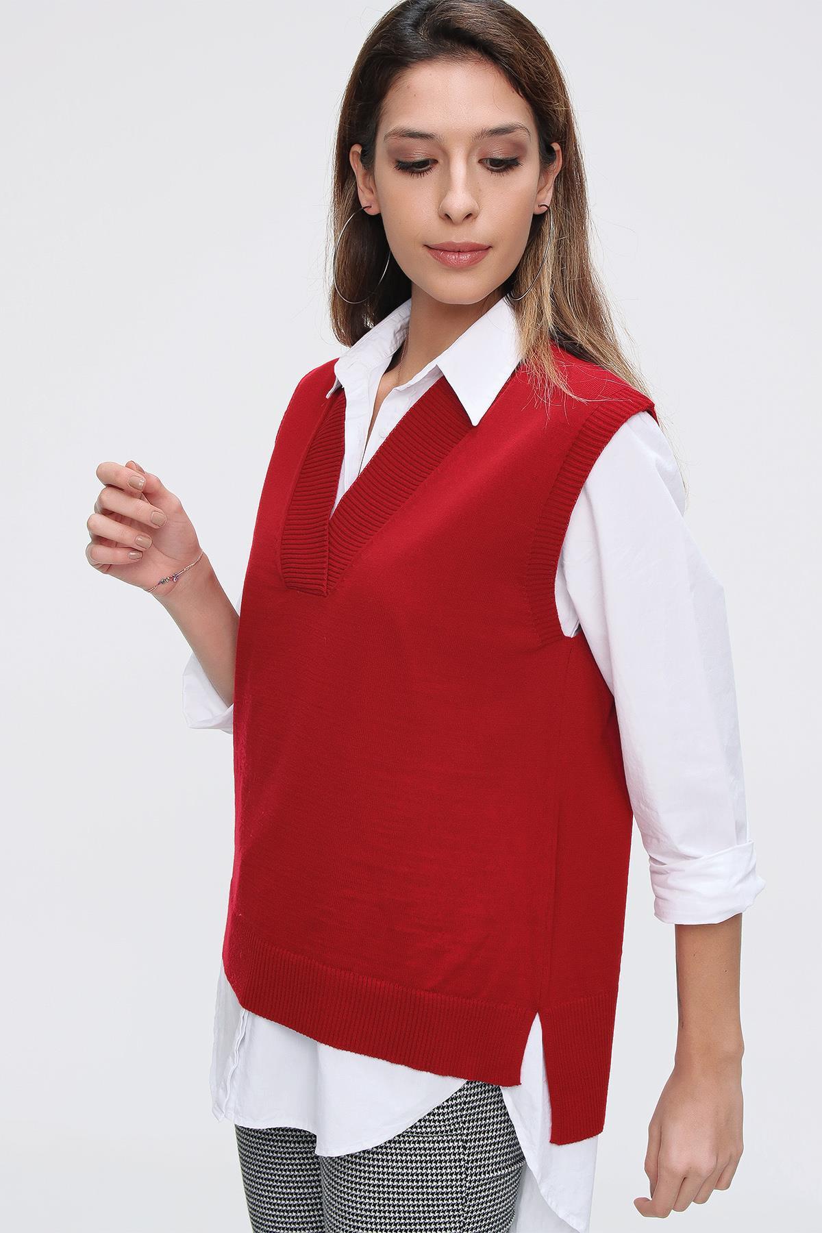 Chuba Kadın Triko Süveter 21W124