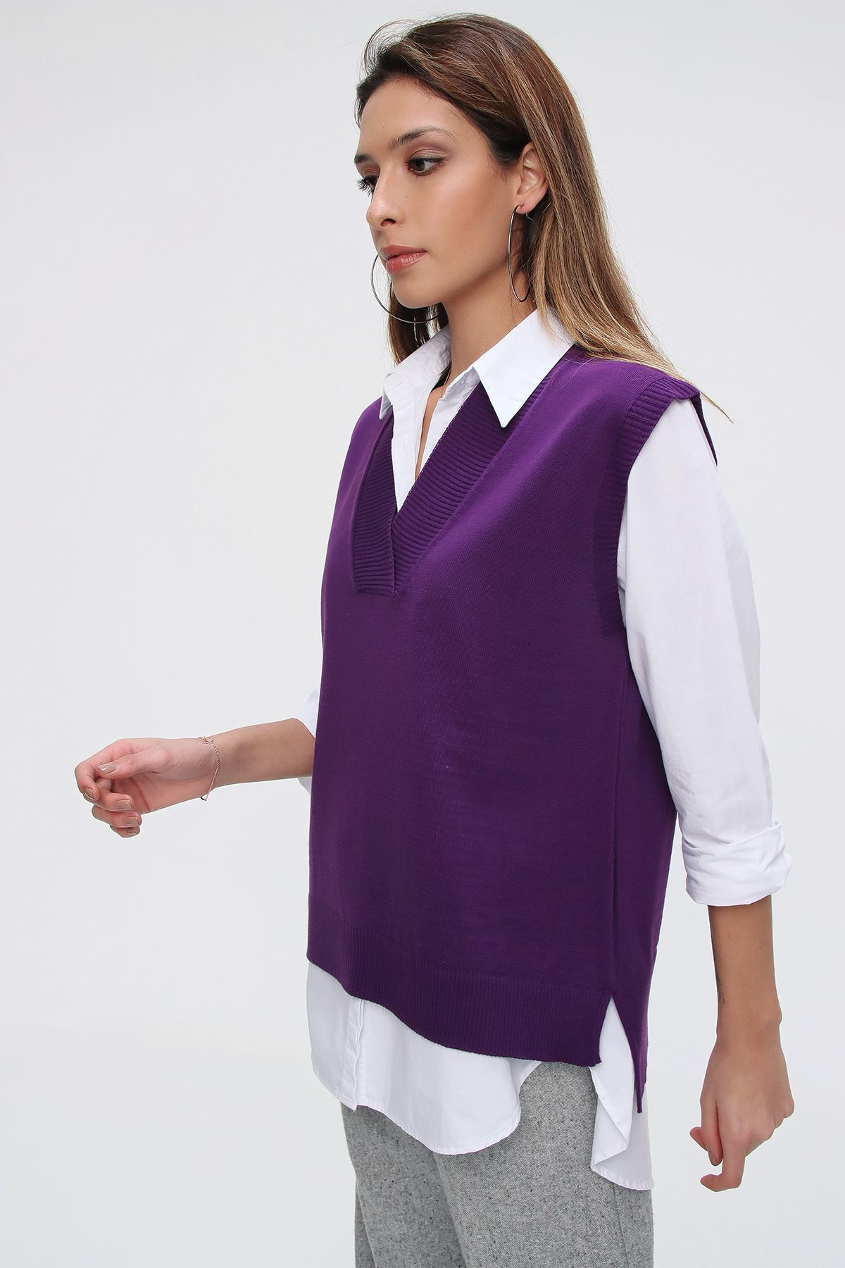 Chuba Kadın Triko Süveter 21W124