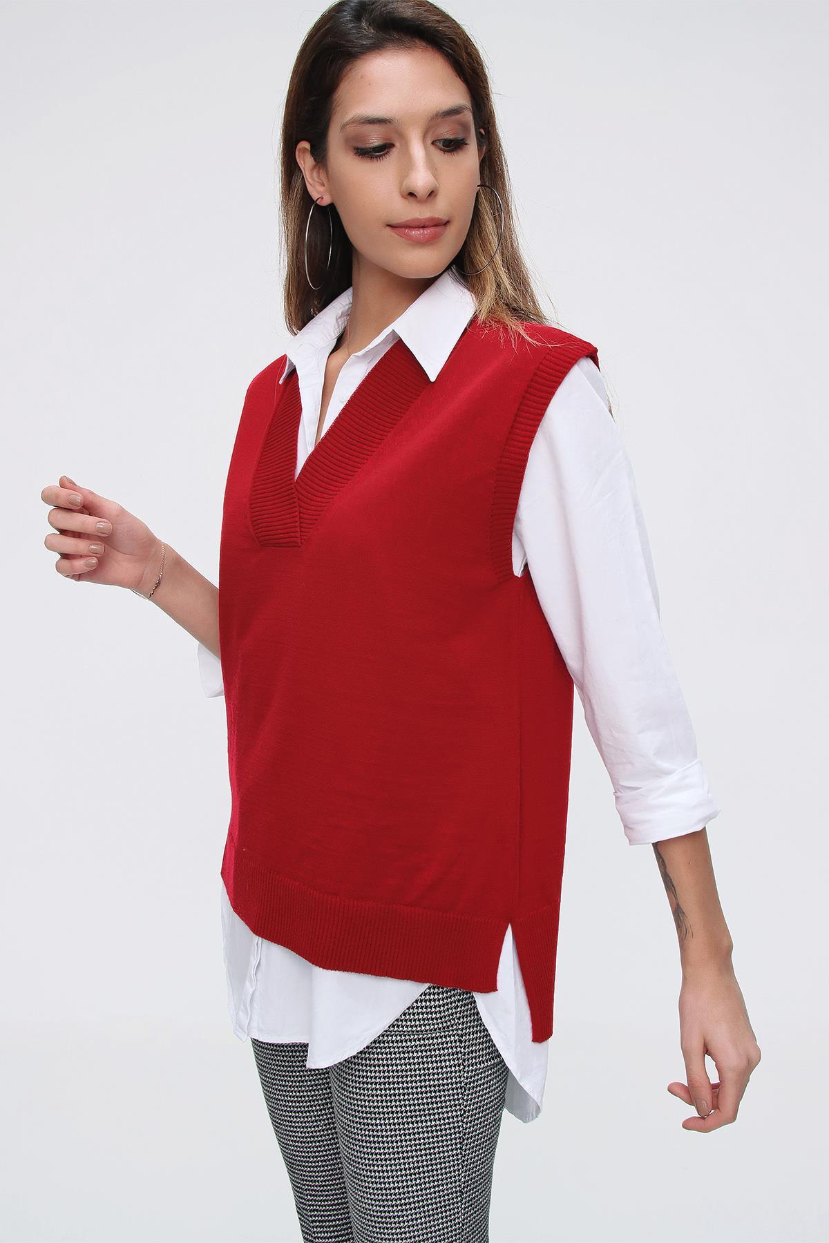 Chuba Kadın Triko Süveter 21W124