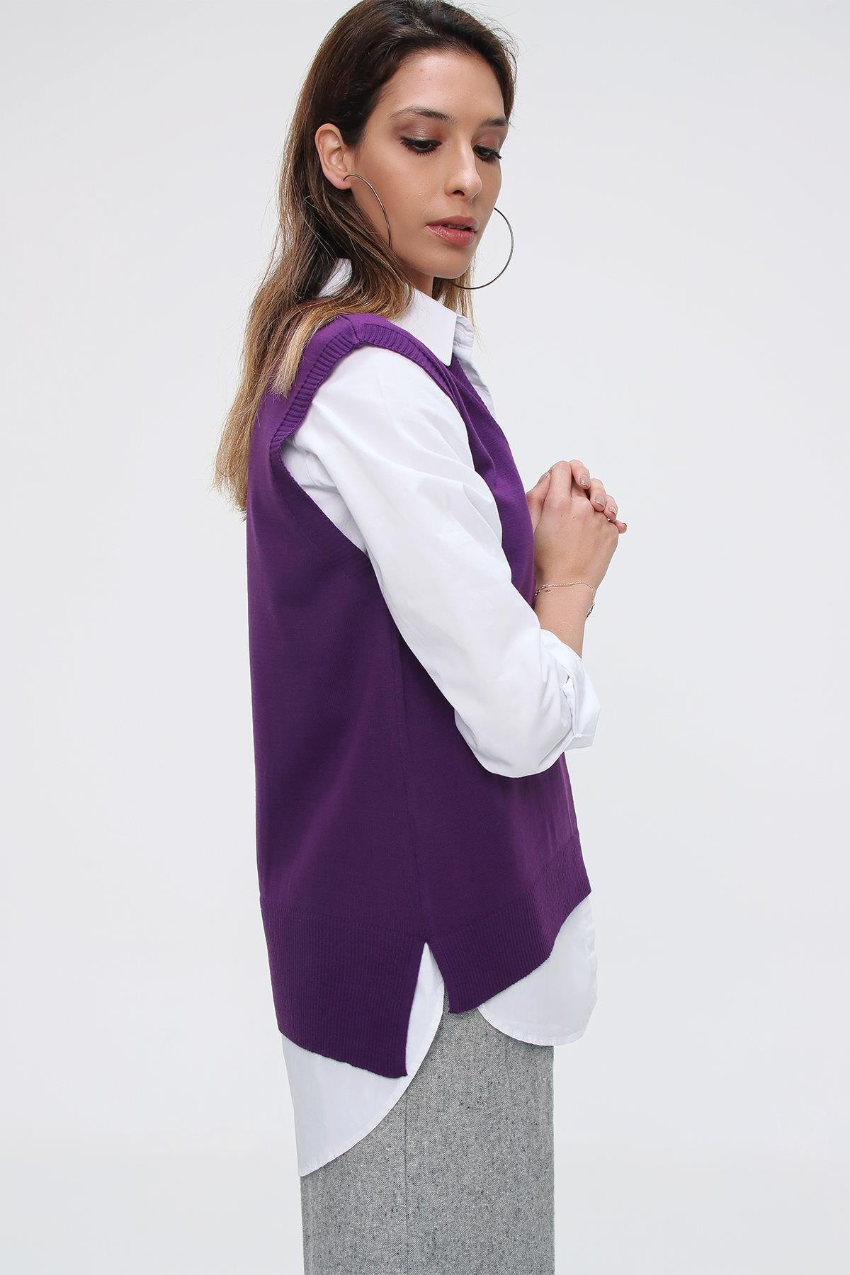 Chuba Kadın Triko Süveter 21W124