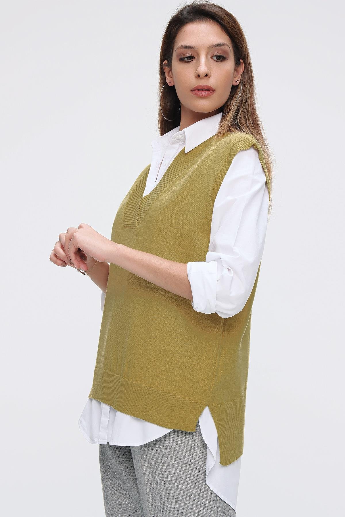 Chuba Kadın Triko Süveter 21W124