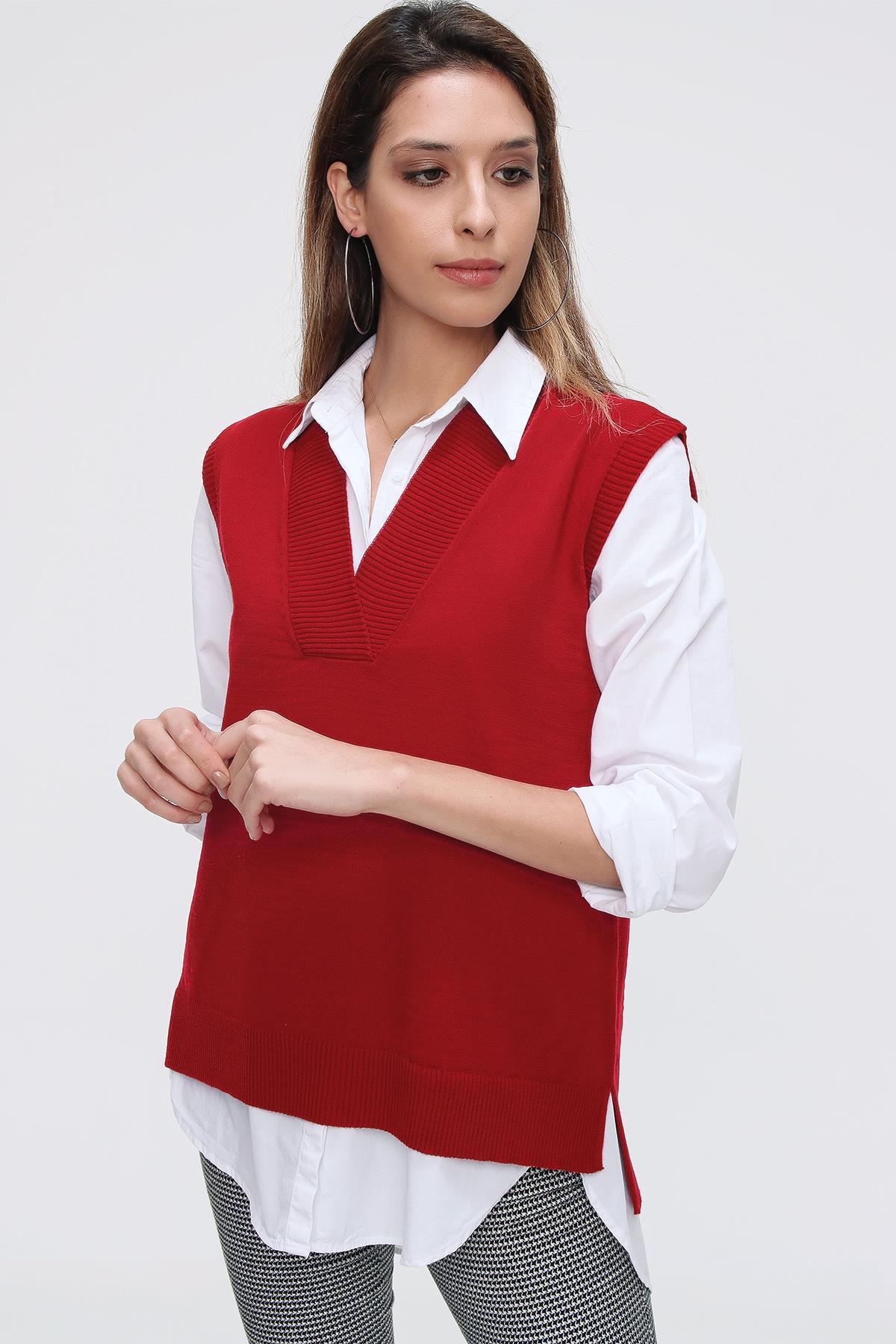 Chuba Kadın Triko Süveter 21W124