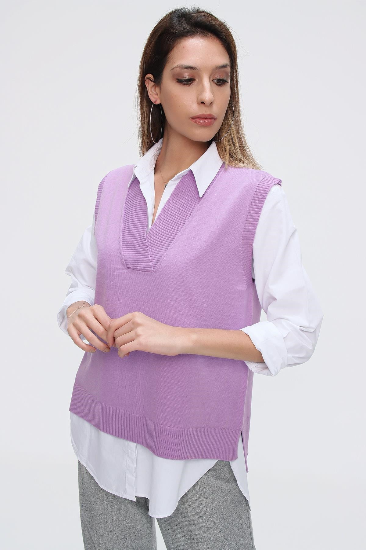 Chuba Kadın Triko Süveter 21W124
