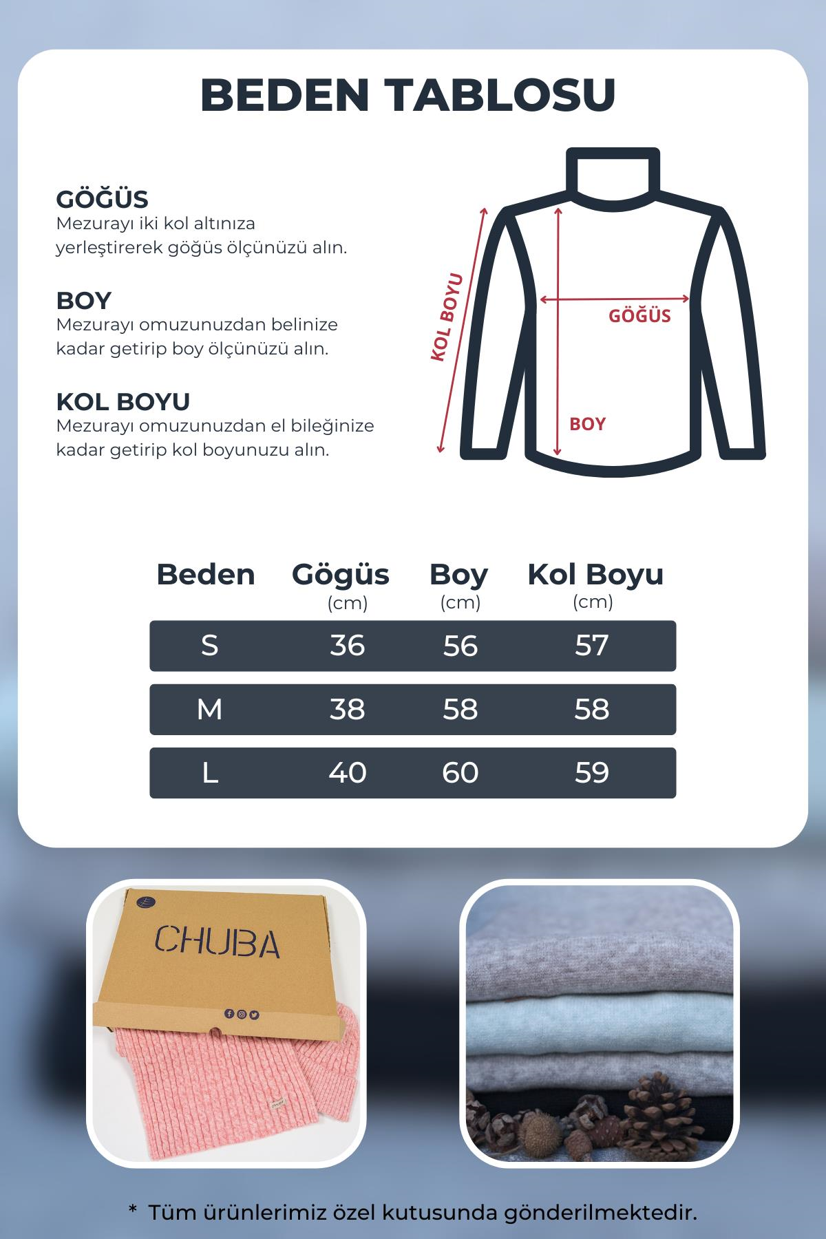 Chuba Kadın Yumuşak Dokulu Fitilli Regular Fit Balıkçı Yaka Triko Kazak Beyaz 25W3011