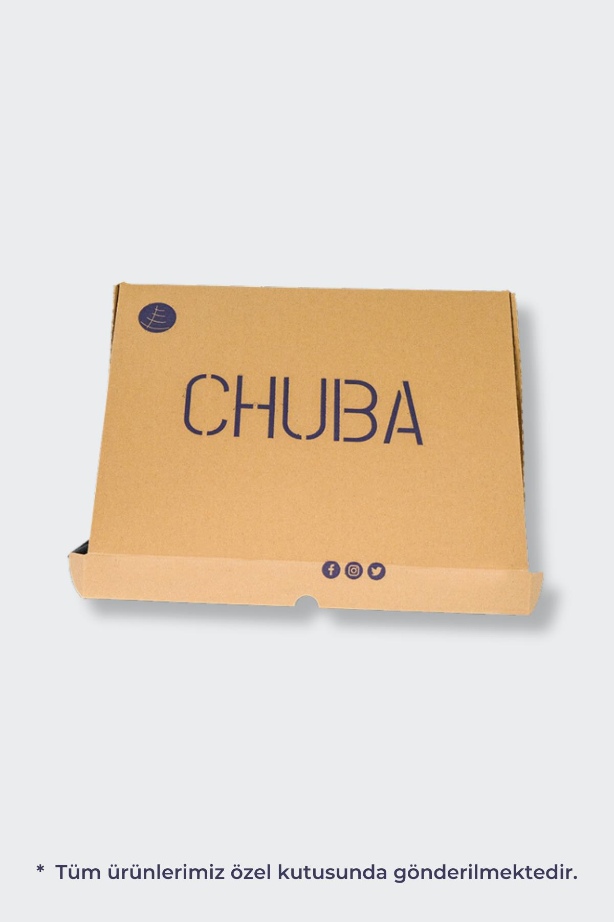 Chuba Kadın Yumuşak Tuşeli Örgü Detaylı Atkı Bej 24W1321