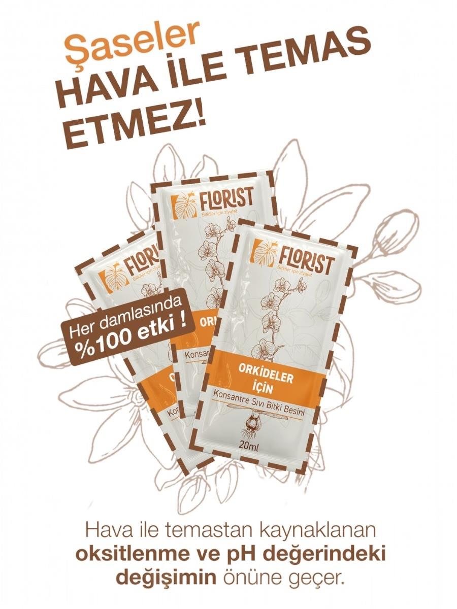 Florist Şaseli Orkideler İçin Sıvı Bitki Besini