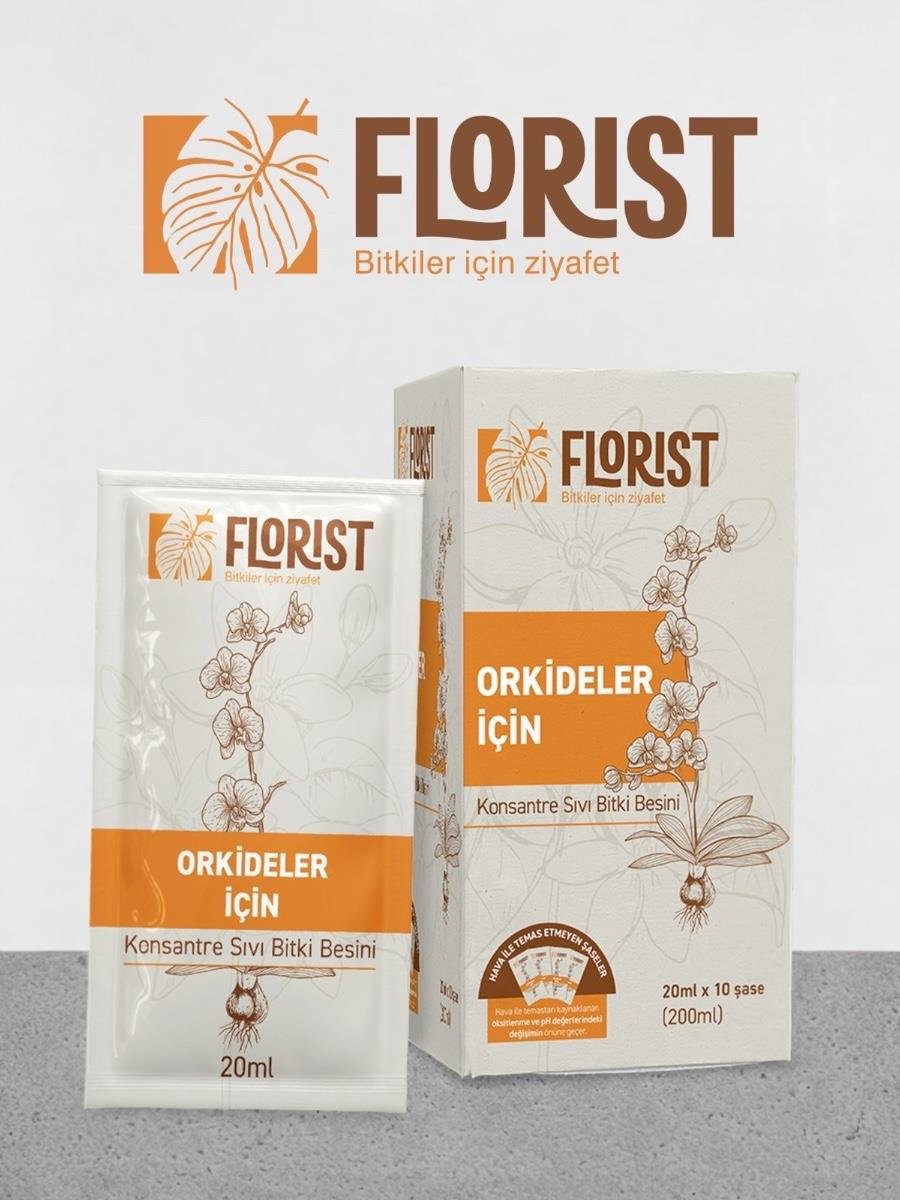Florist Şaseli Orkideler İçin Sıvı Bitki Besini