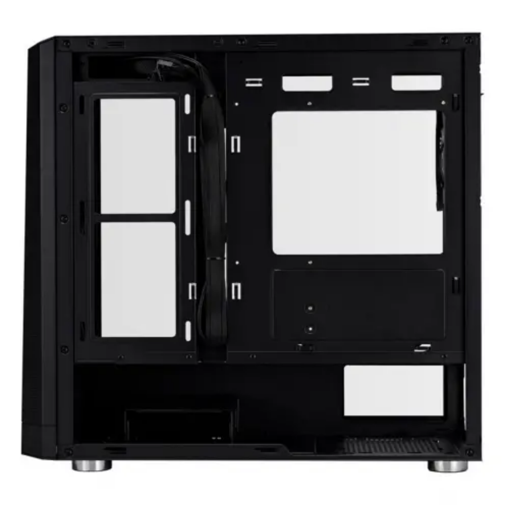 1ST Player FD5-M Siyah 600W 80+ Argb 4X12CM Fan Temperli Cam Mesh USB 3.0 M-ATX Kasa 