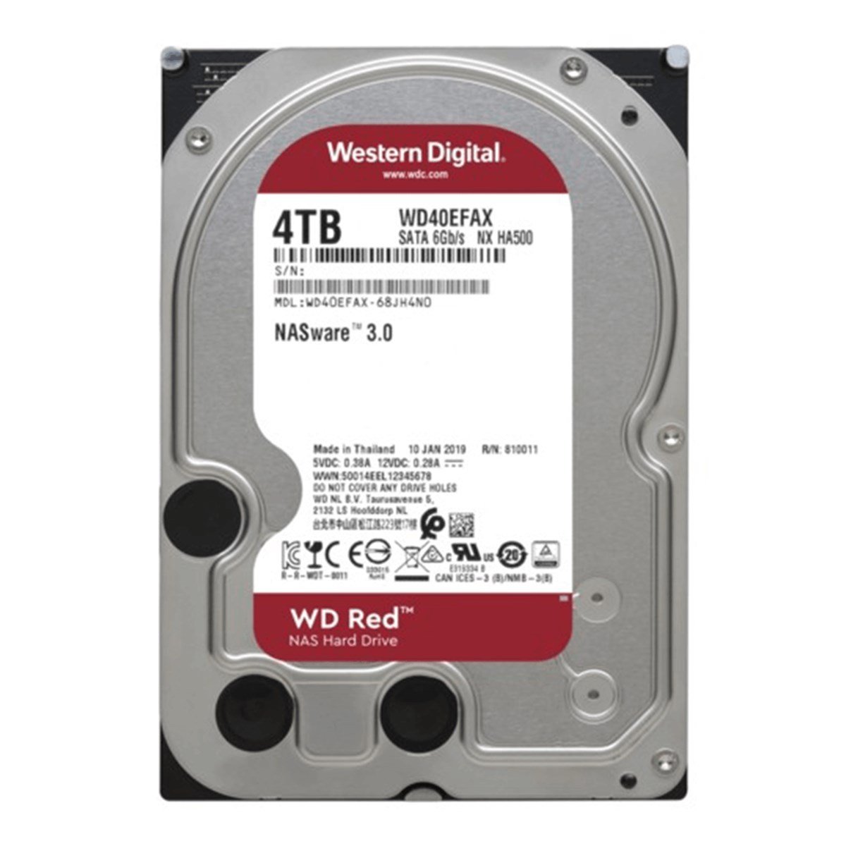 4TB WD Red Intellipower SATA3 64MB WD40EFAX