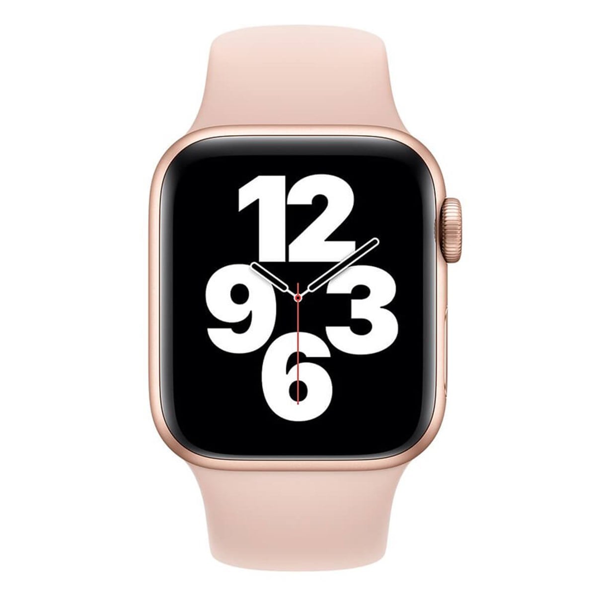 Apple Watch Series SE 40mm Altın Rengi Alüminyum Kasa ve Pembe Spor Kordon Akıllı Saat