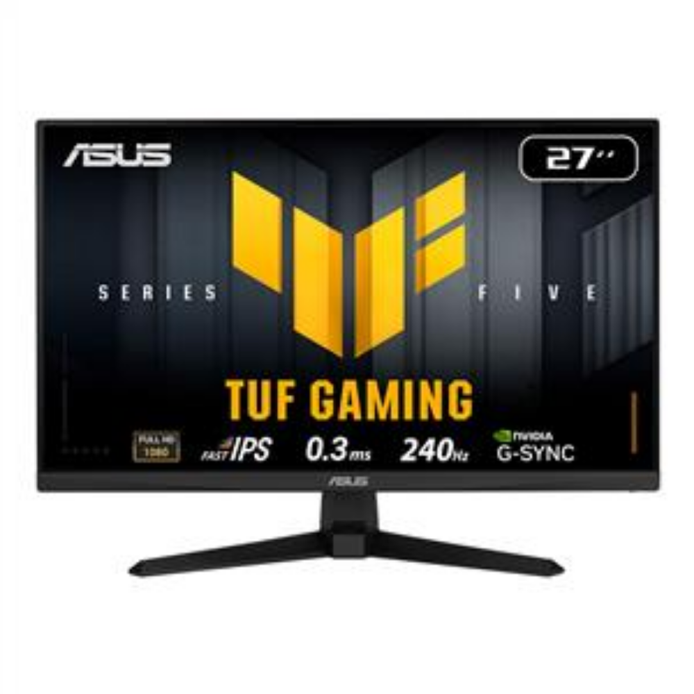 Asus 27 inch TUF Gaming VG279QM5A MM IPS 0.3ms Siyah1920x1080, 240Hz ,DP, HDMI, G-SYNC, FreeSync Premium, Vesa, Hoparlör Gaming Monitör 