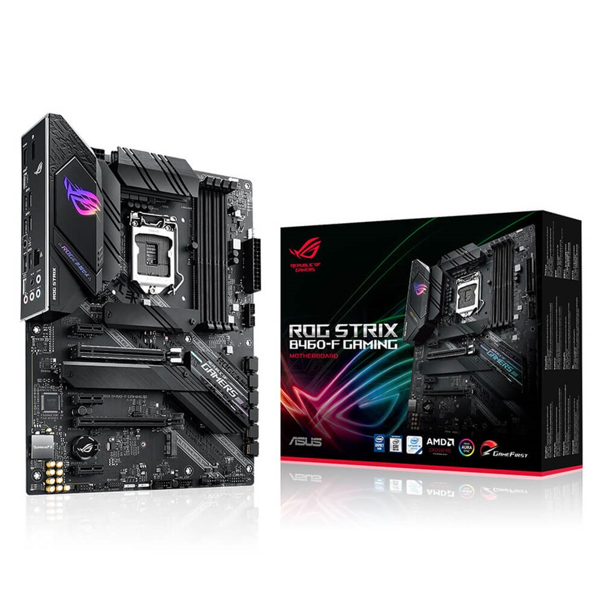 ASUS ROG STRIX B460-F GAMING 2933MHz DDR4 Soket 1200 M.2 HDMI DP ATX Anakart