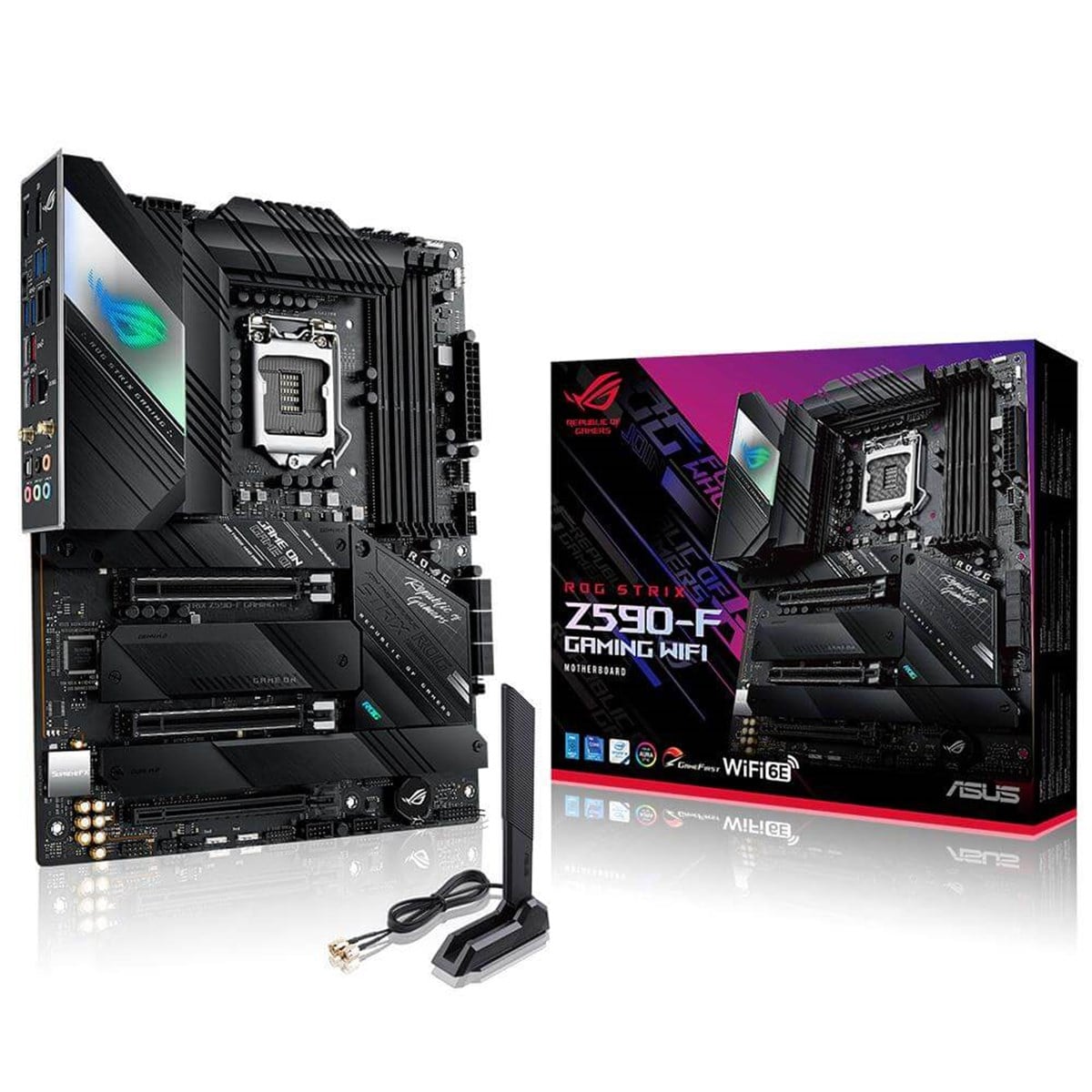 Asus ROG Strix Z590-F Gaming Wifi Intel Z590 DDR4 5333 MHz (OC) Lga1200 AX Wifi + Bt Atx Anakart