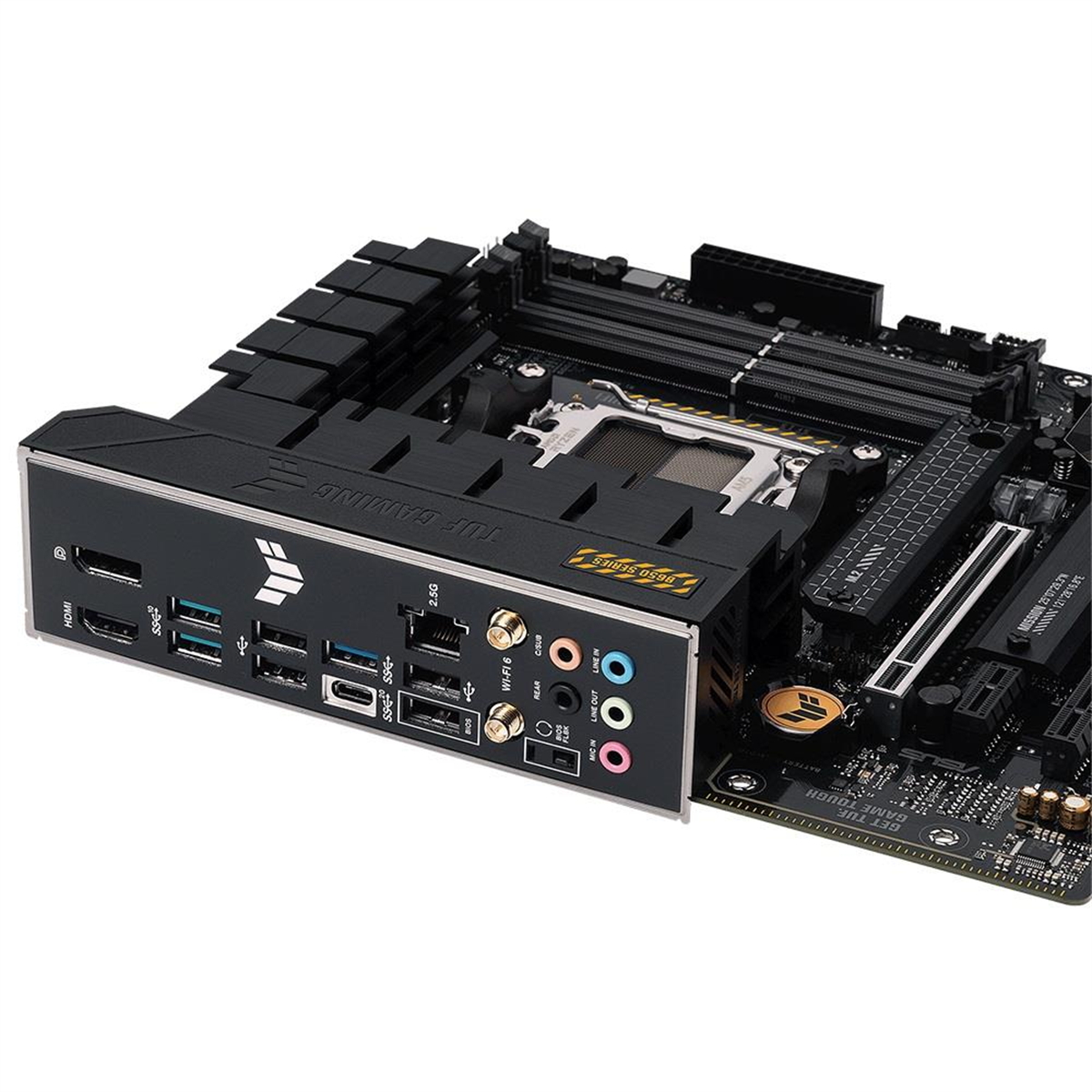 Asus Tuf Gaming B650M-Plus DDR5 6400MHZ 1XHdmi 1XDp 2XM.2 Usb 3.2 Matx AM5 ( Amd AM5 7000 Serisi ile uyumlu ) 