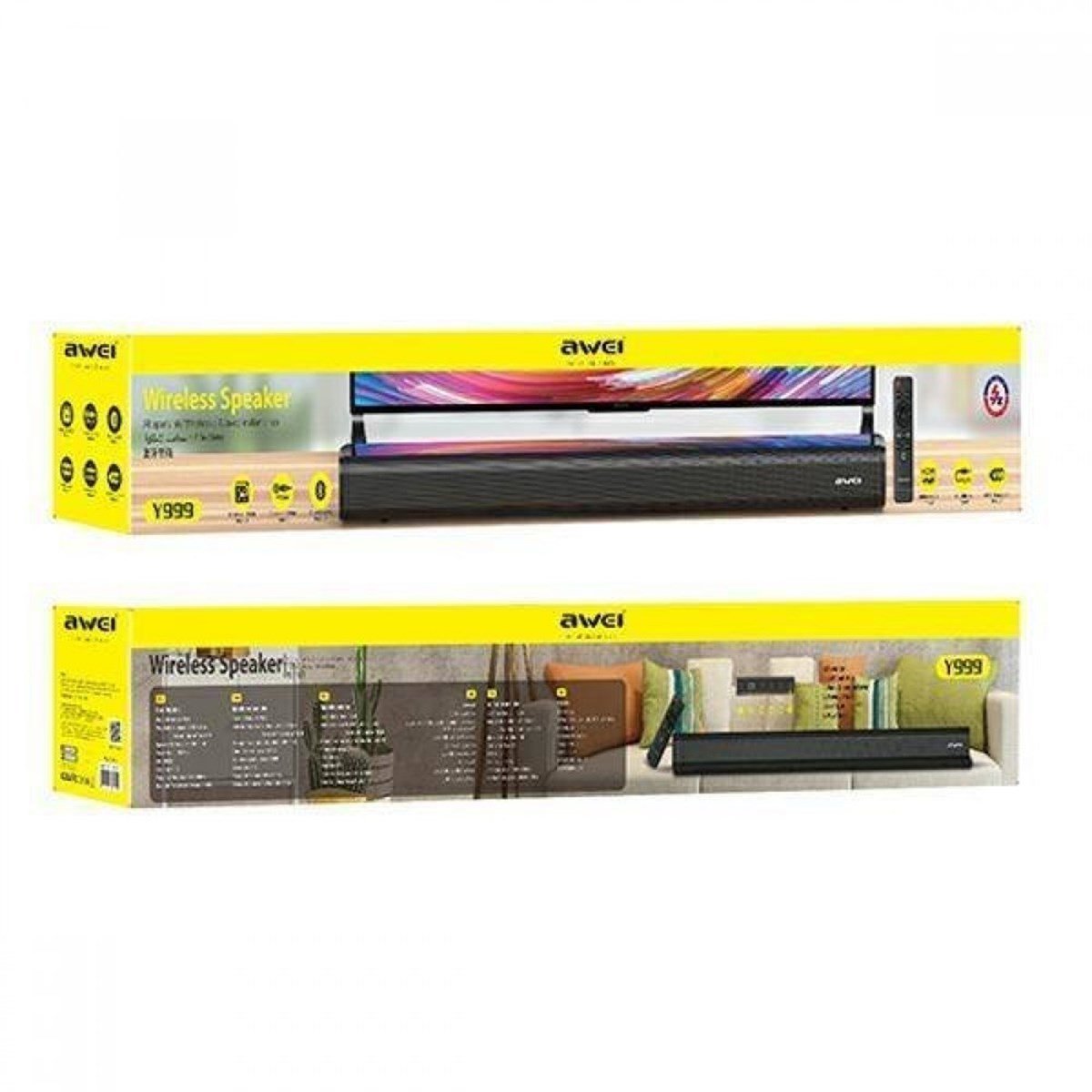 Awei Y999 5.0 Bluetooth Siyah Soundbar