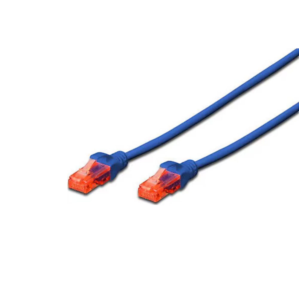 Beek CAT. 6 Patch Kablo, U/UTP, 0,15 metre, AWG 26, Mavi Renk, LSZH BC-U60015B