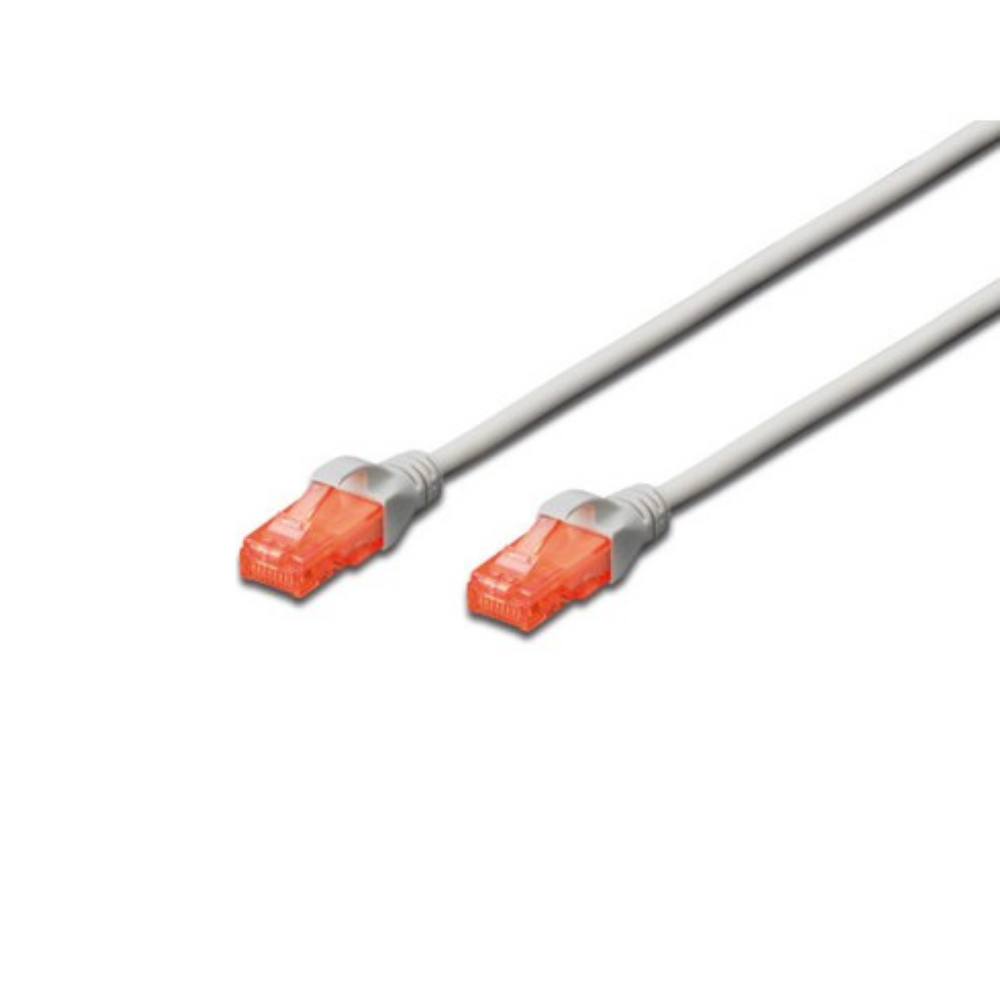 Beek CAT. 6 Patch Kablo, U/UTP, 0,15 metre, AWG 26, Gri Renk, LSZH BC-U60015