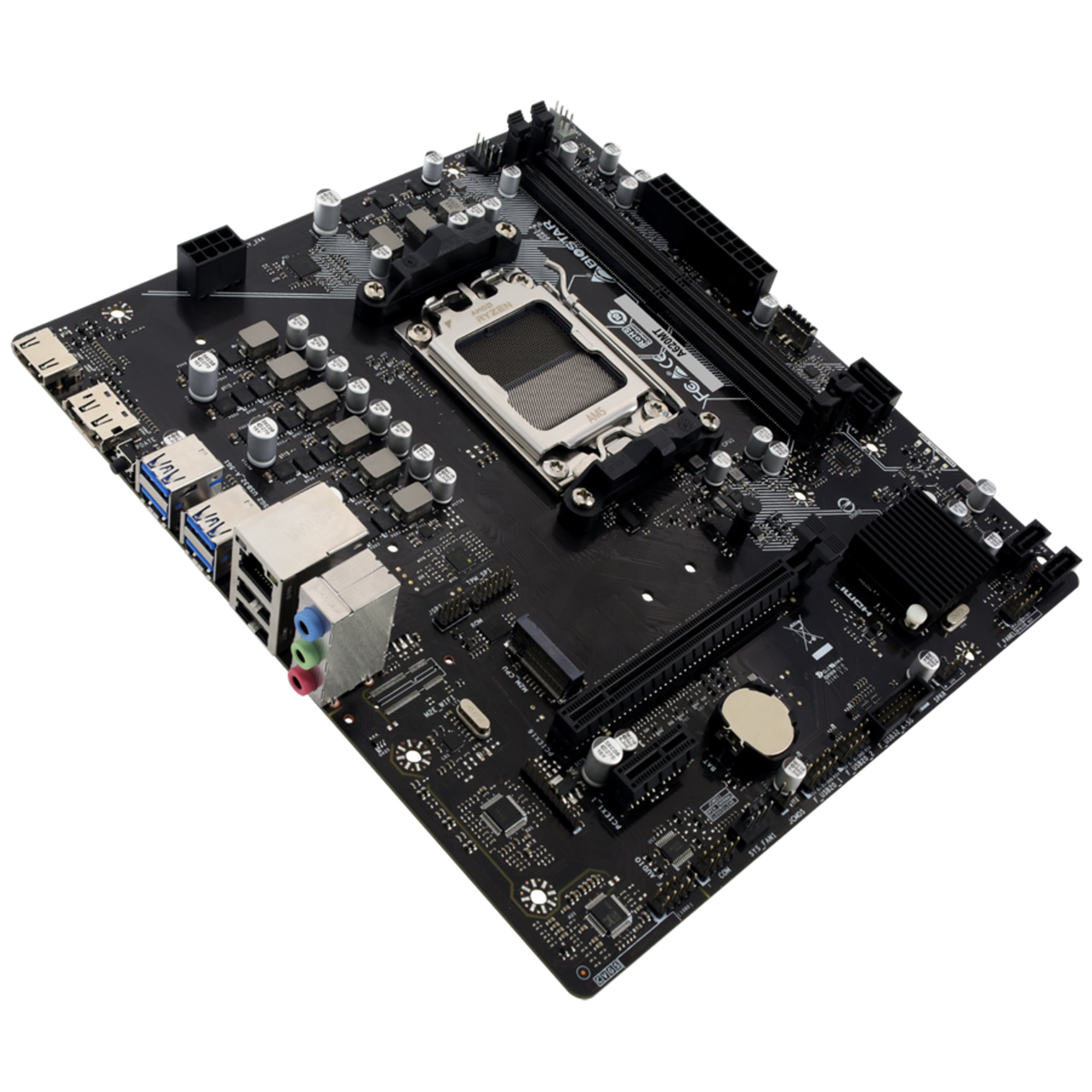 Biostar A620MT-E 2.0 AMD AM5 DDR5 8000(OC) HDMI DP M2 mATX Anakart