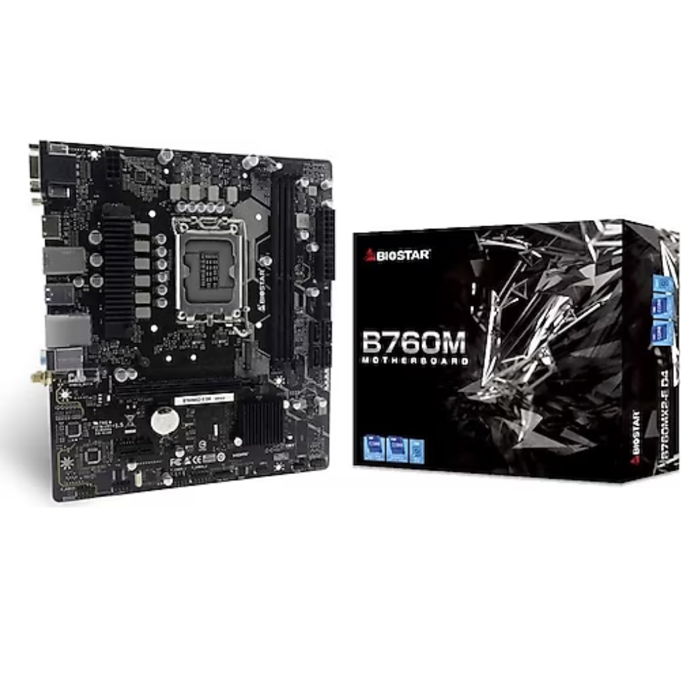 Biostar B760MXC PRO 1700P DDR5 6000 2xM2 DVI HDMI VGA mATX Anakart