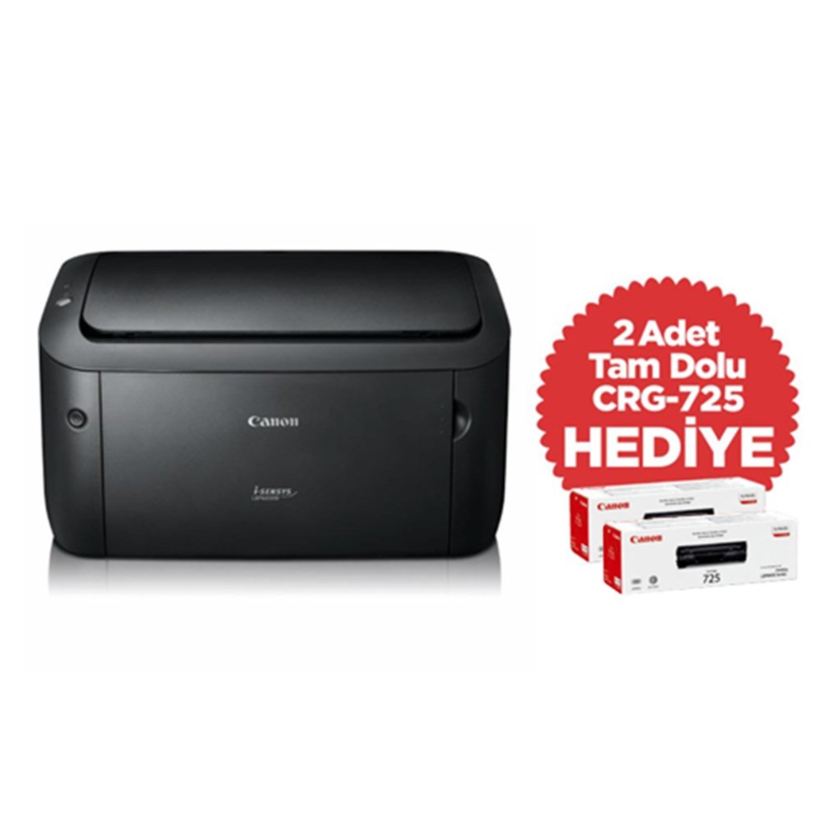 Canon LBP6030B Laser Yazıcı A4 + 2 Toner