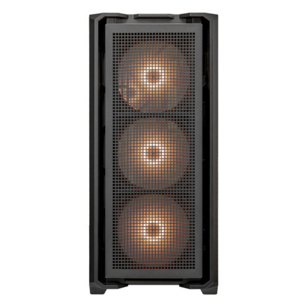 Cougar MX600 RGB Full Tower , 4 x ARGB PWM Fan 400 mm GPU kapasitesi, 2 x USB-A ve 1 x USB-C bağlantı noktası (Siyah) Bilgisayar Kasası