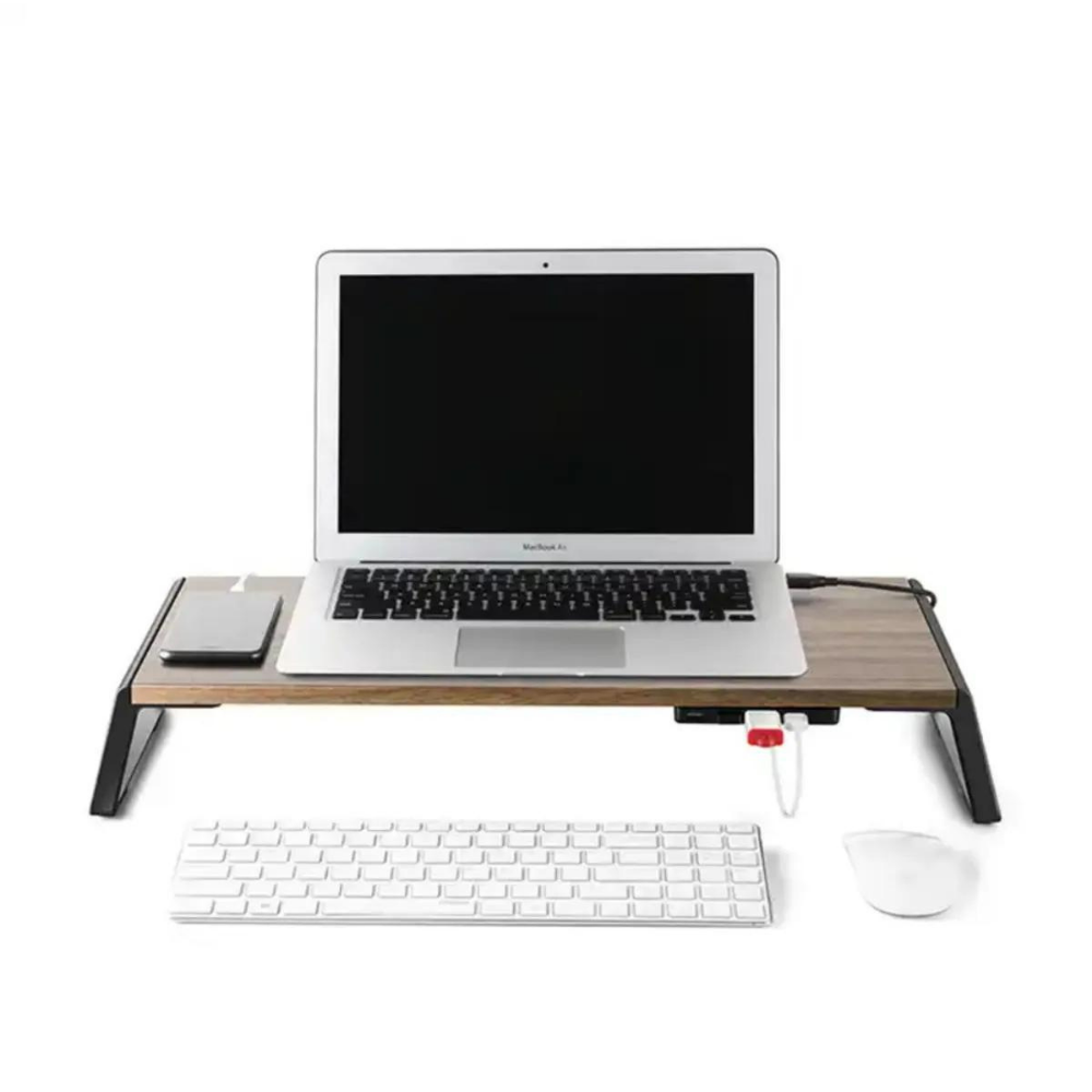 Daytona ZR-488 Ergonomik 4x USB Çıkışlı Masaüstü Monitör-Bilgisayar Yükseltici Stand