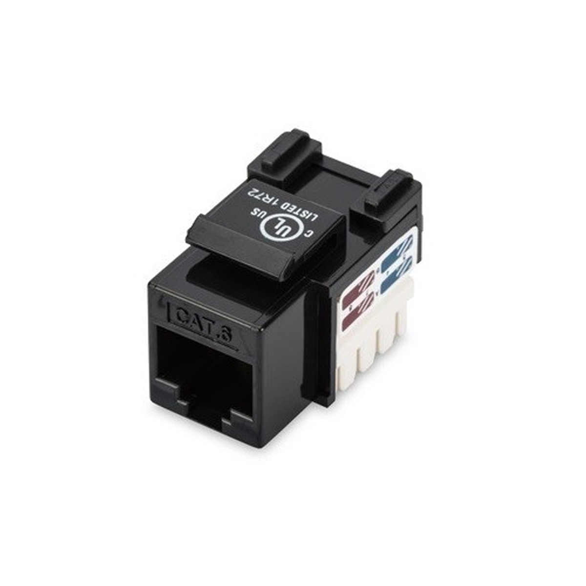 Digitus CAT6 Keystone Jack Zırhsız RJ45 Siyah Renk DN-93601