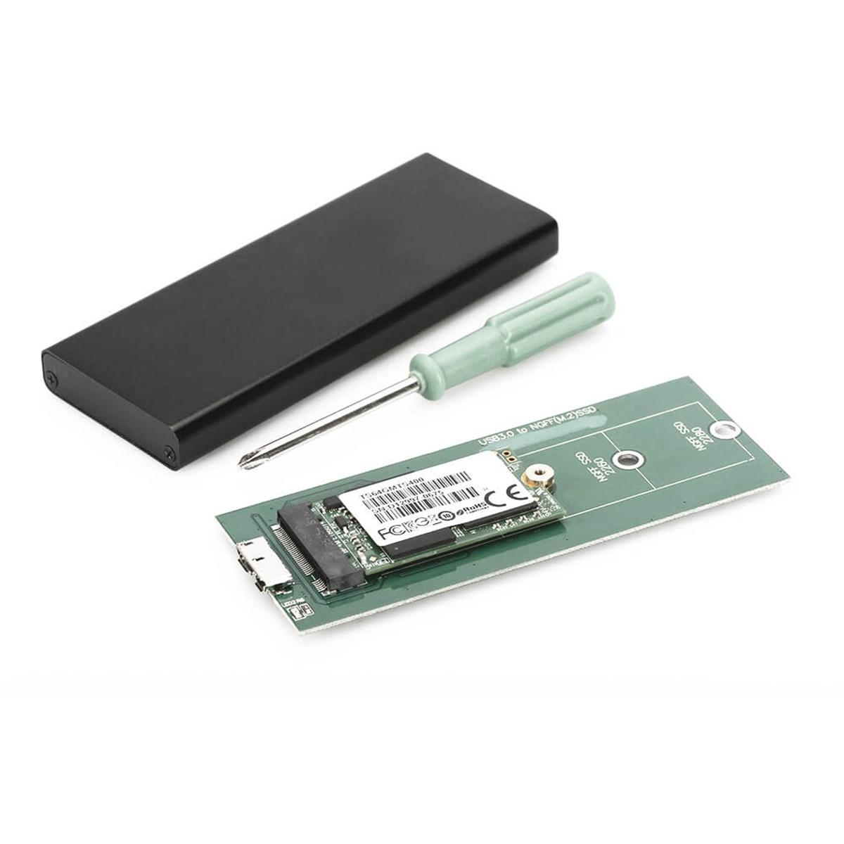 DIGITUS DA71111 M.2 Sata SSD İçin USB Harici Kutu