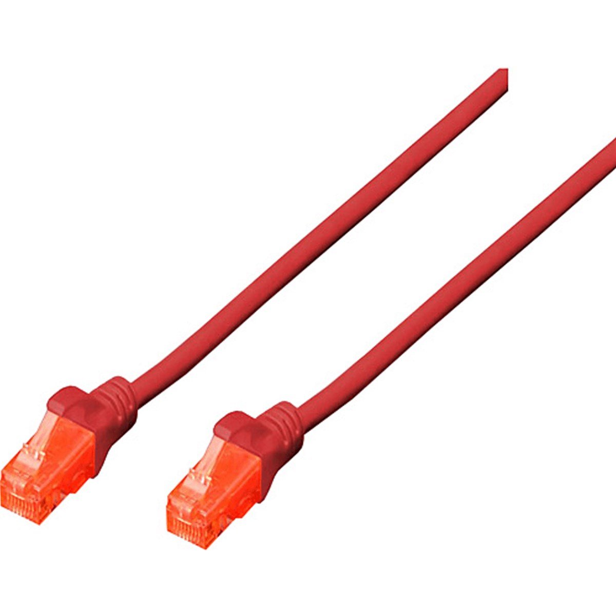 Digitus U-Utp, Cat 6, Awg 26/7 , DK-1614-020-R Patch Kablo Kırmızı - 2 mt