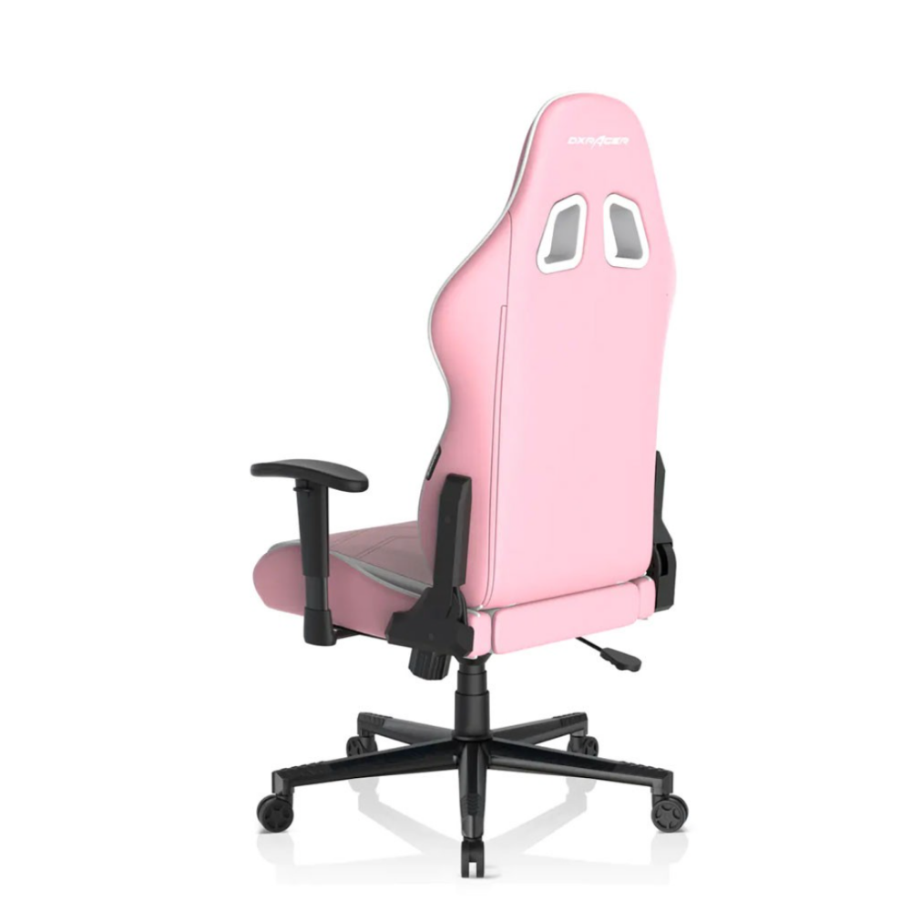 DXRacer P132 Prince Serisi Yumuşak Yüzeyli 1D Kolçaklar 130 Kg Oyuncu Koltuğu, Pembe
