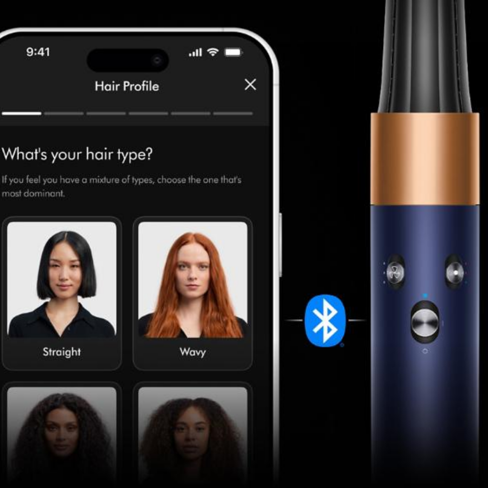 Dyson Airwrap iD Çok Amaçlı Şekillendirici ve Kurutucu HS08 PBRC Düz+Dalgalı (Prusya Mavisi/Parlak Bakır)