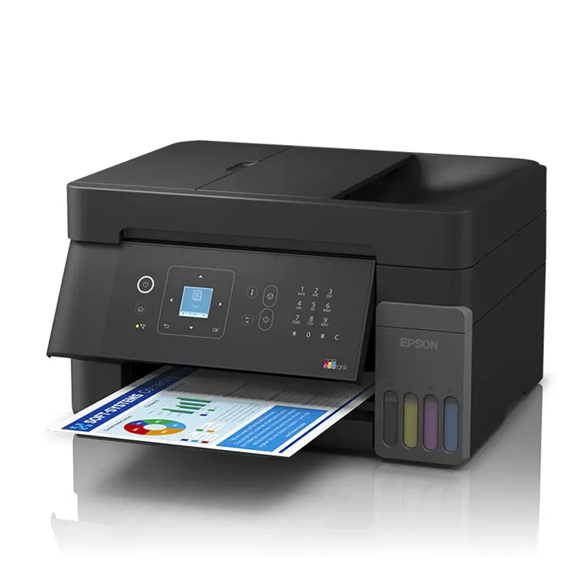 Epson L5390 Yaz/Tar/Fot/Fax/Eth/Wifi/Adf Renkli Tanklı Yazıcı