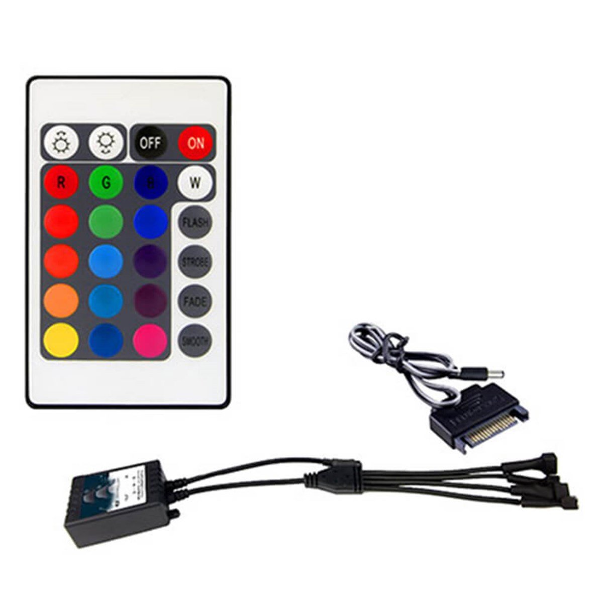 Everest Rampage IC-R4 SATA Güç Besleme Kumandalı 4 Kanal RGB Aydınlatma