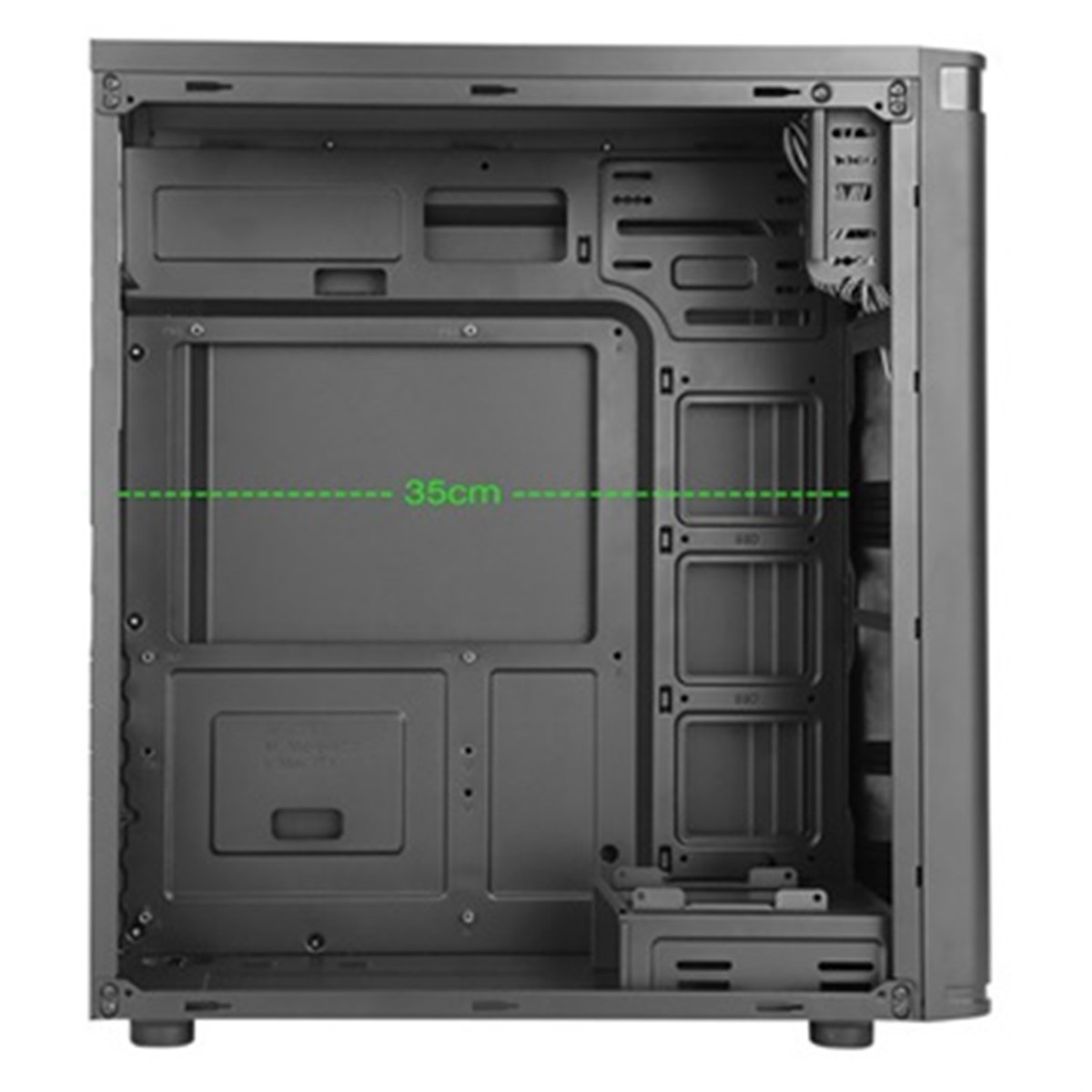 Frisby FC-2905B 400W Midi Tower Kasa