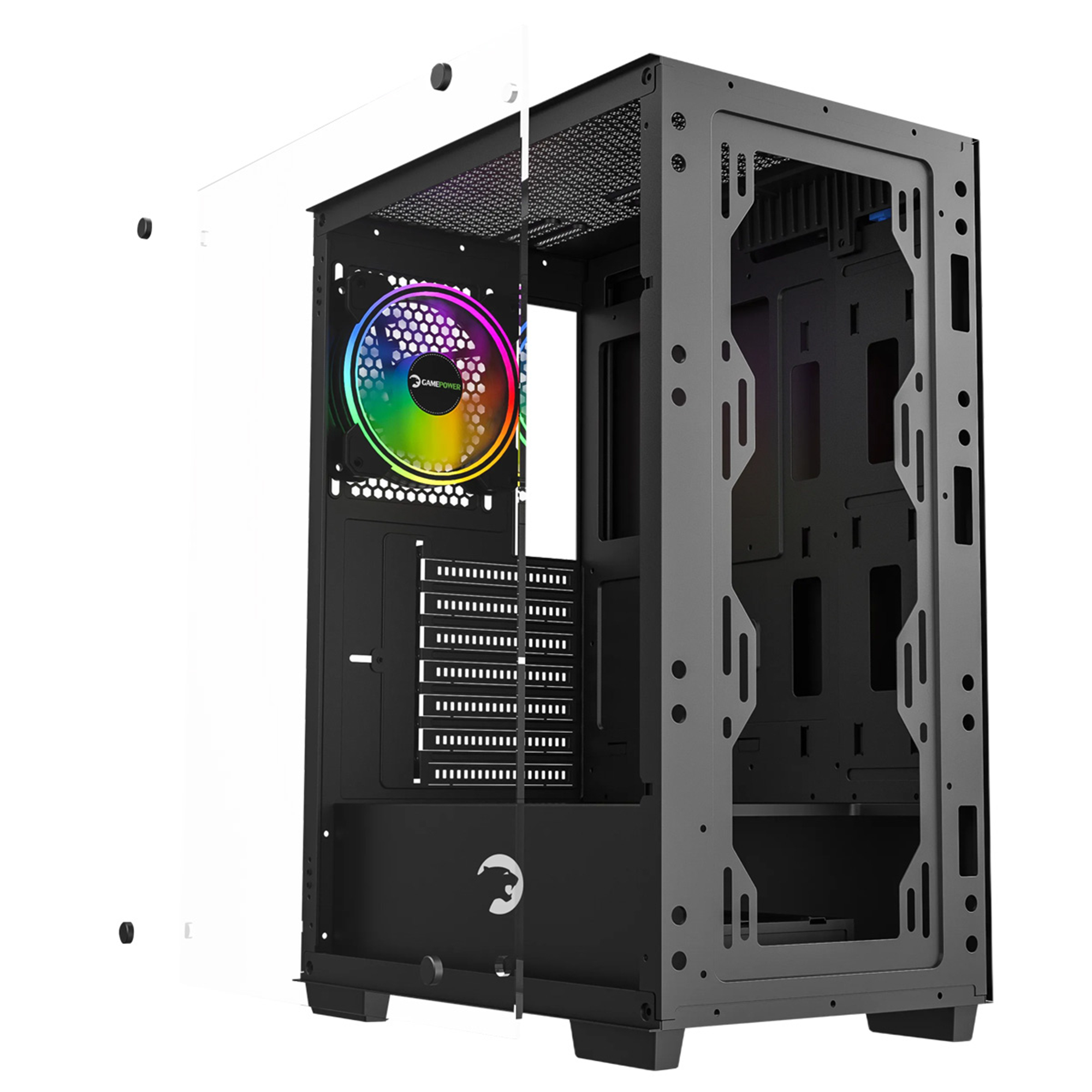 GamePower Flex 4*120mm A-RGB Fan ATX 650W 80+ Bronze Gaming Kasa