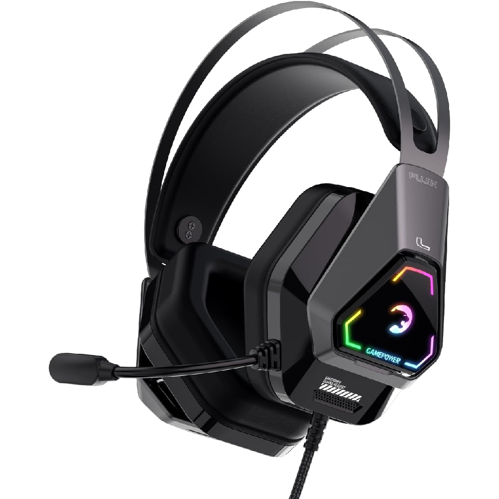 Gamepower Fujin Siyah 7.1 Surround RGB Gaming Kulaklık