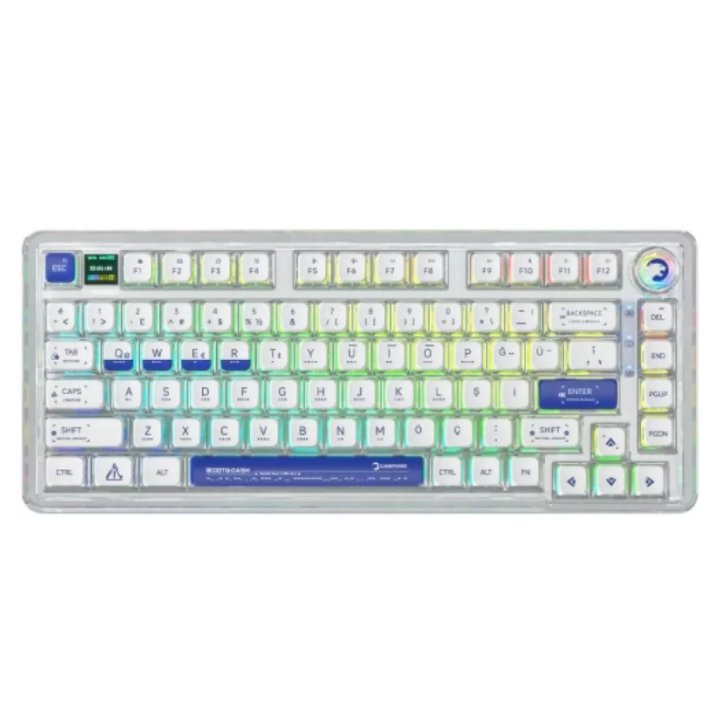 GamePower Gasket Pro X RGB Wireless/Bluetooth/Kablolu Mekanik Hot-Swap Yağlı Switch Gasket Gaming Klavye