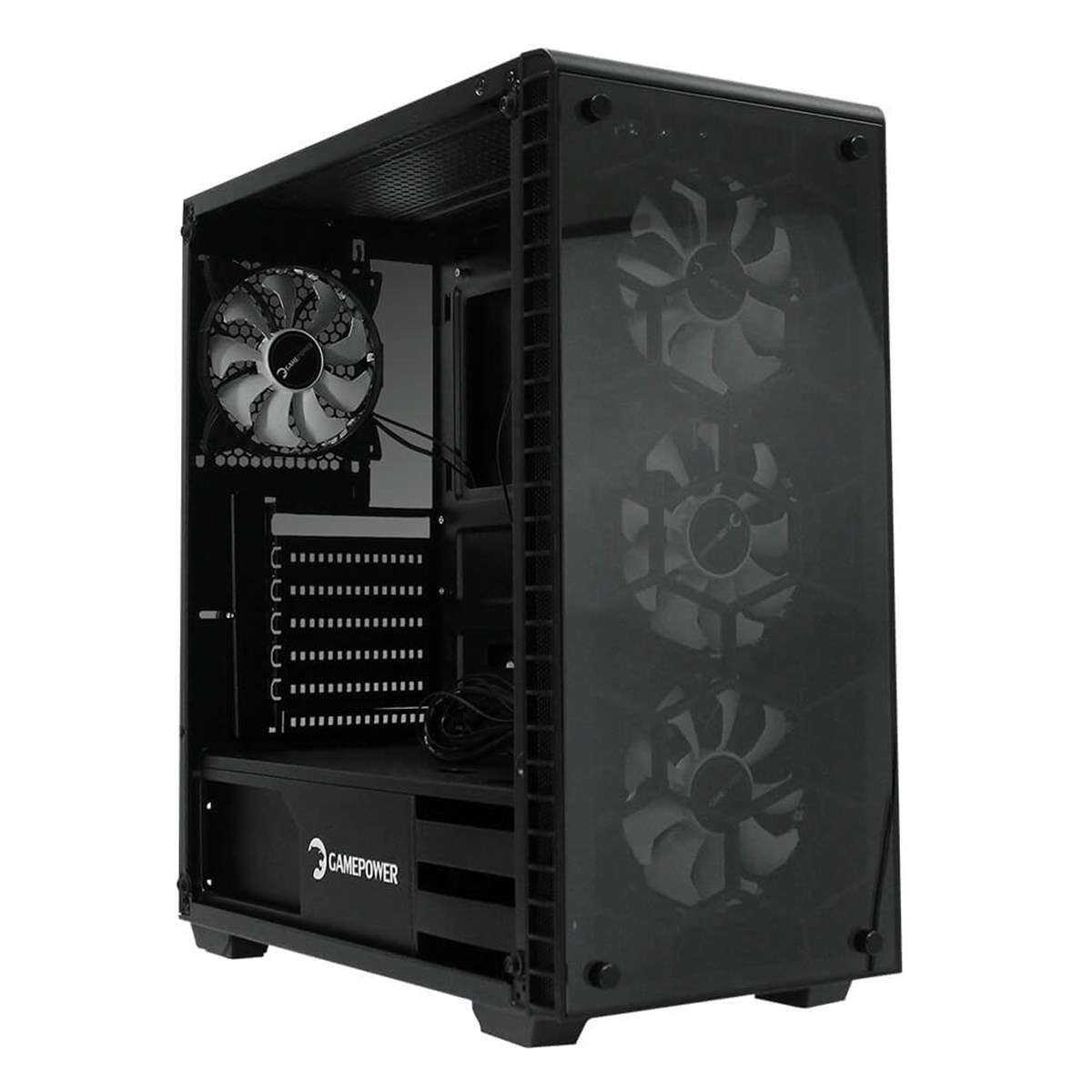 GamePower Horizon Gaming 4*120mm RGB Fan 650W 80+ PSU Gaming Kasa