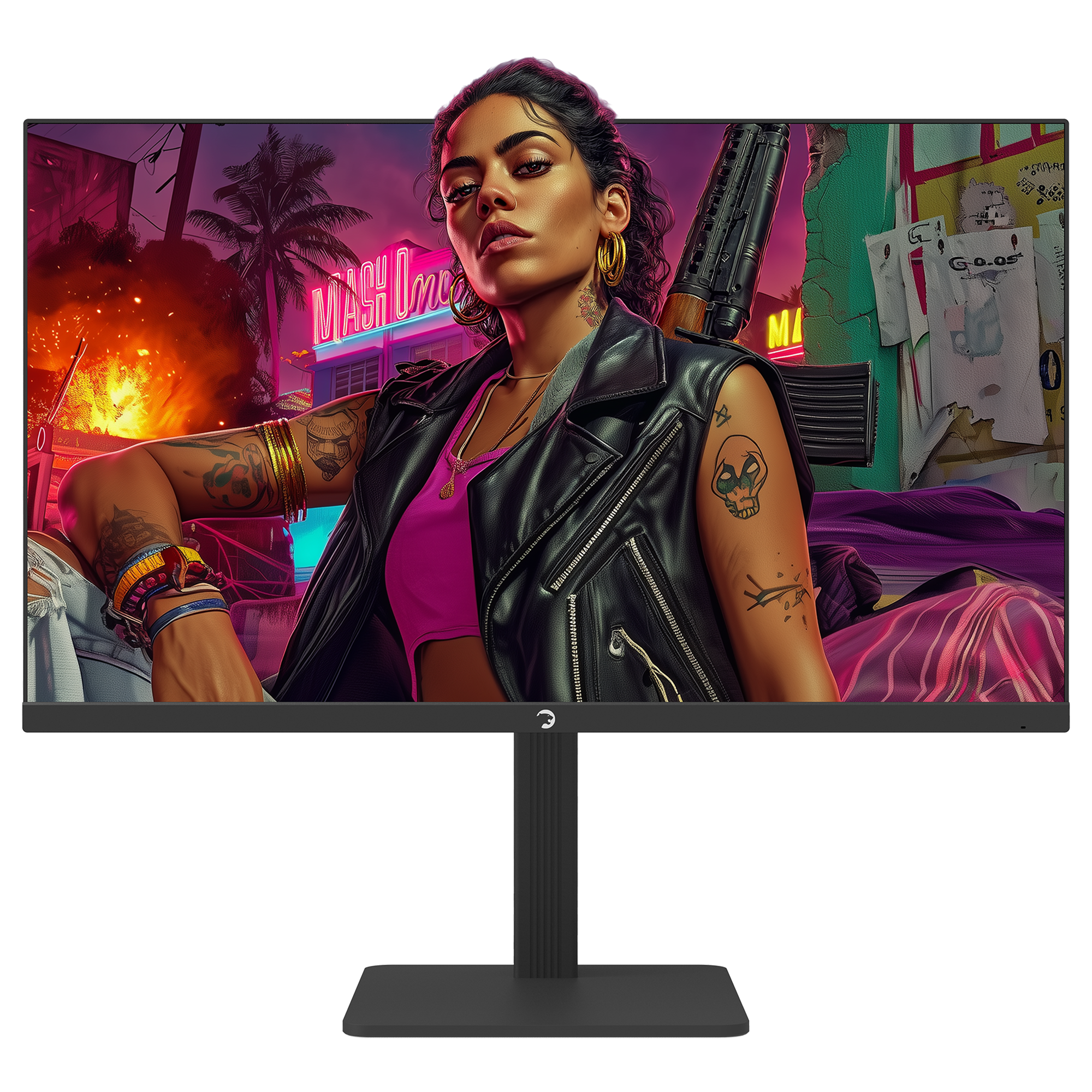 GamePower Kaze Dual 27 inch 0.5Ms 4K 160Hz - FHD 320Hz Fast IPS Pivot Dual Mod Gaming Monitör