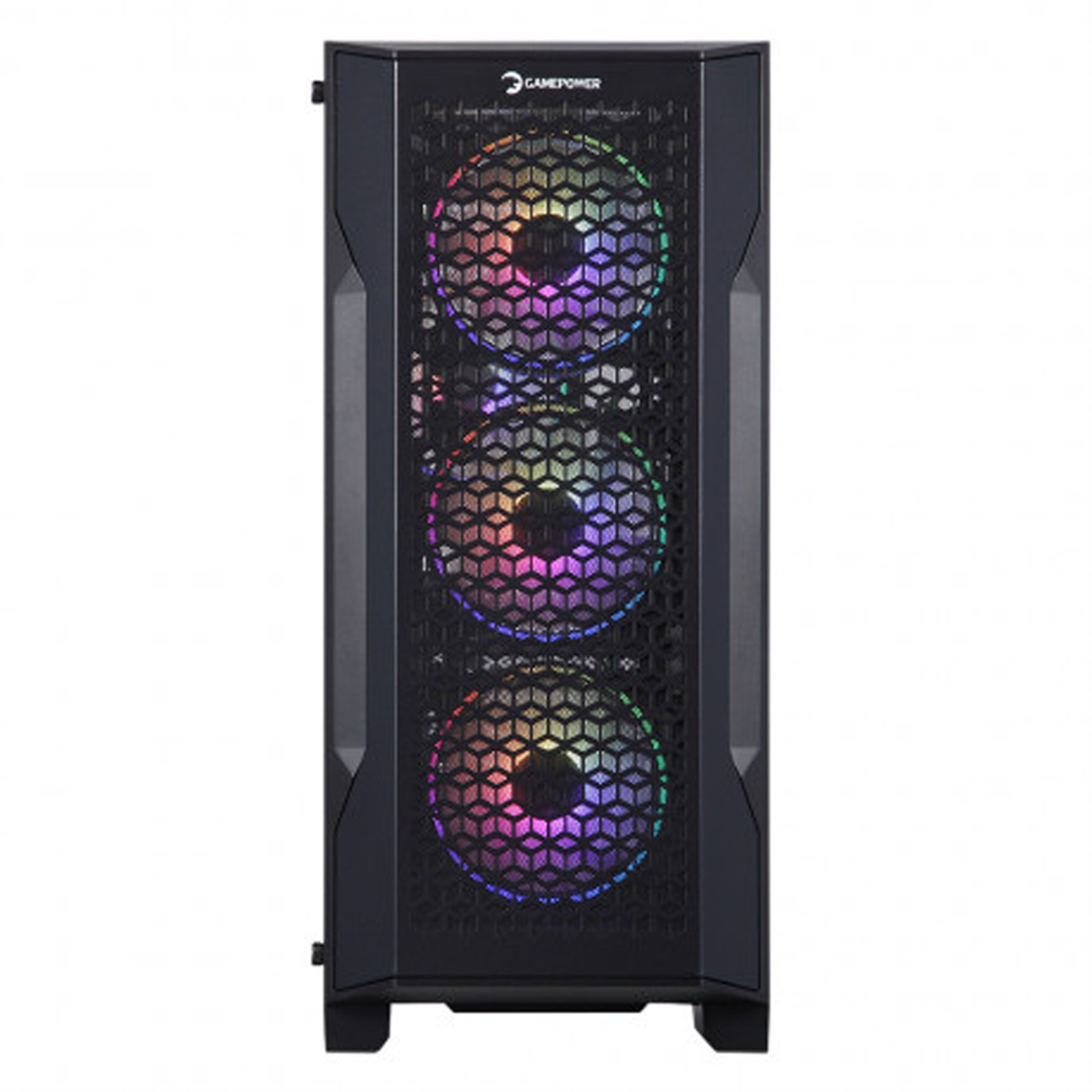 Gamepower Savagis Atx 4* 750W Argb Argb Fan Temper Cam Gaming Rgb Kontrolcüsü ve Uzaktan Kumanda Siyah Kasa