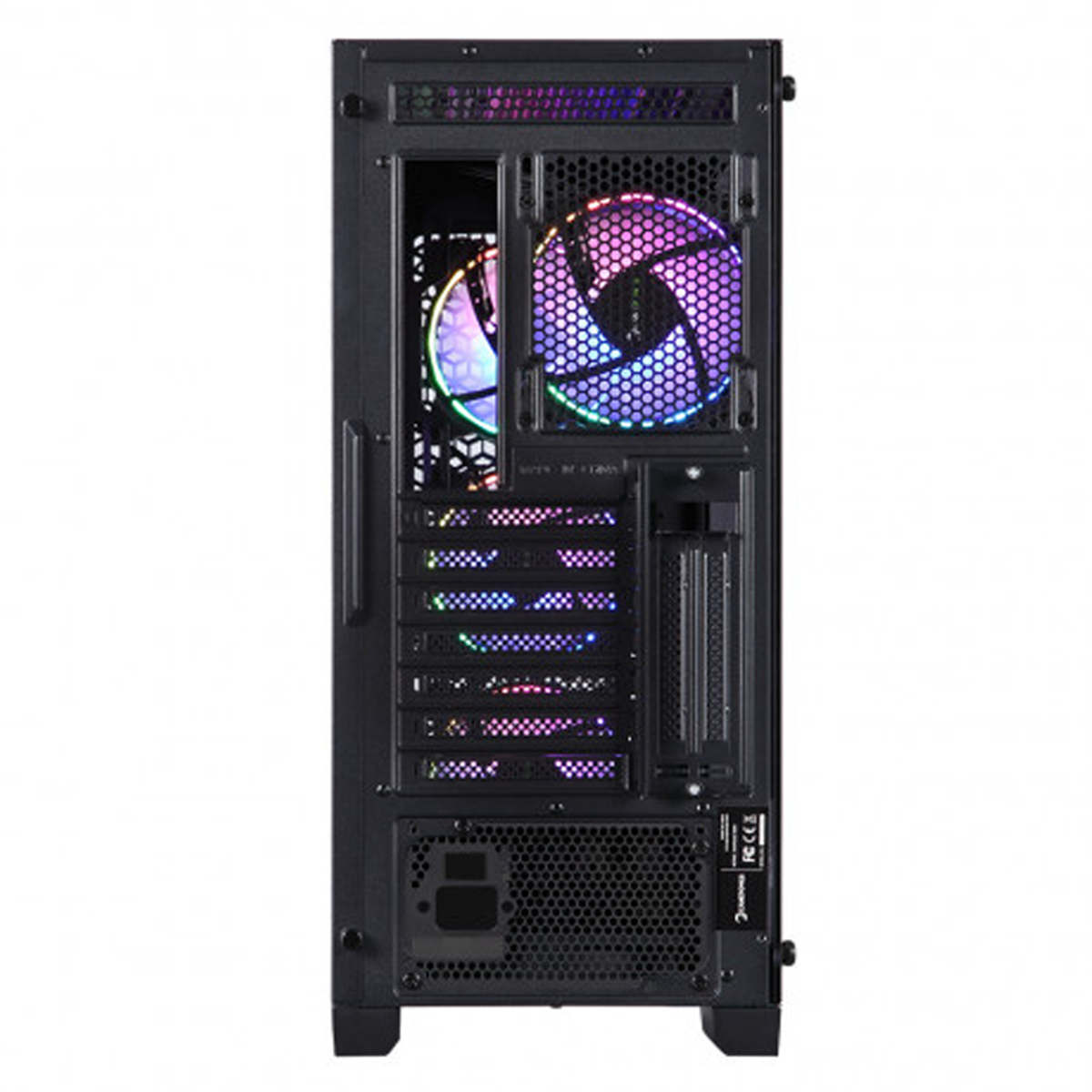 Gamepower Savagis Atx 4* 750W Argb Argb Fan Temper Cam Gaming Rgb Kontrolcüsü ve Uzaktan Kumanda Siyah Kasa