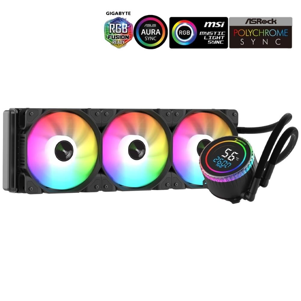 GamePower Skadi Round 360 ARGB 360mm Sıvı İşlemci Soğutucu AM5 ve LGA1700 Uyumlu