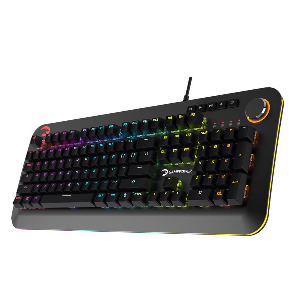 GamePower Starscream RGB Kırmızı Switch Suya Dayanıklı Optik Mekanik Gaming Klavye