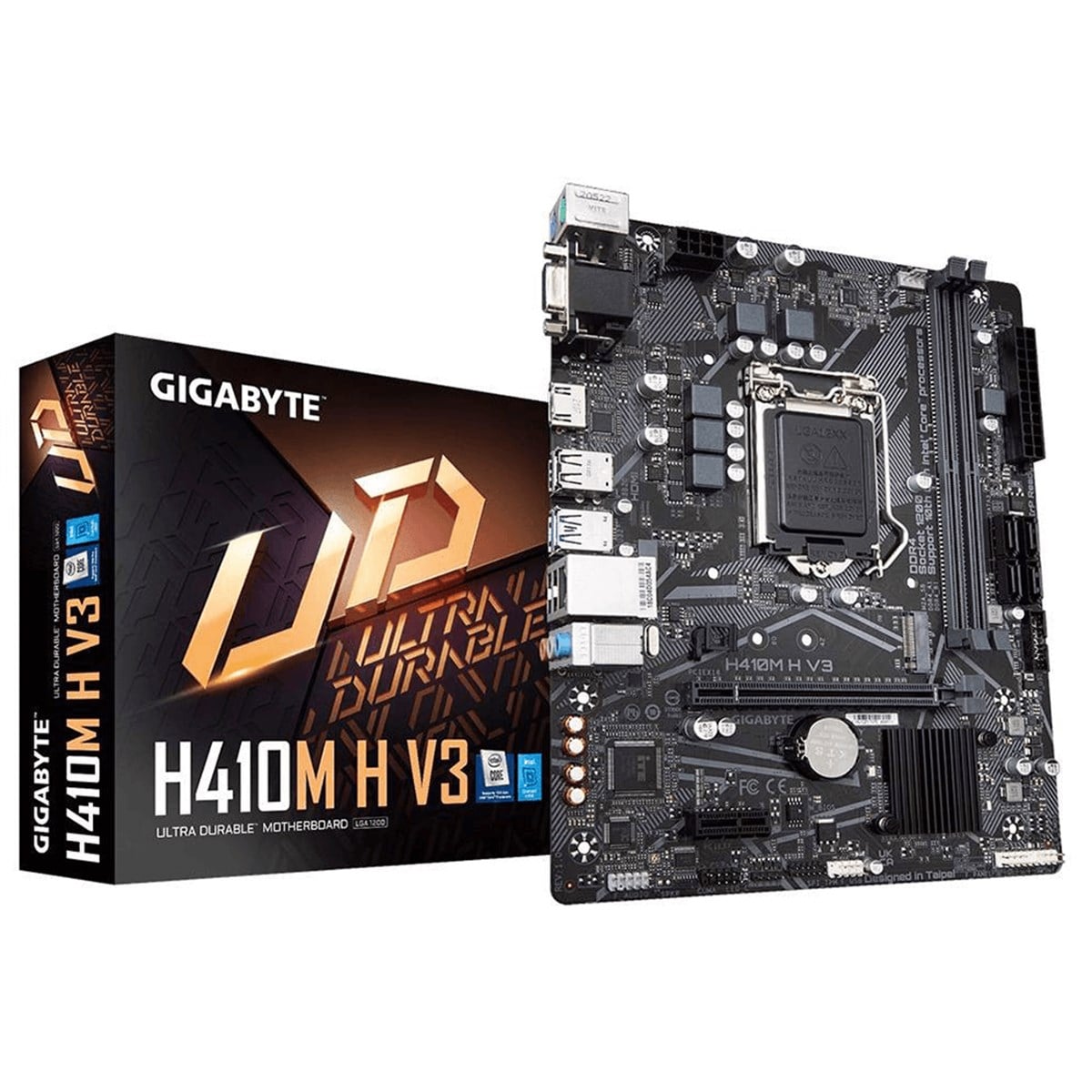 GIGABYTE H410M H V3 2933MHz DDR4 Soket 1200 M.2 HDMI VGA mATX Anakart
