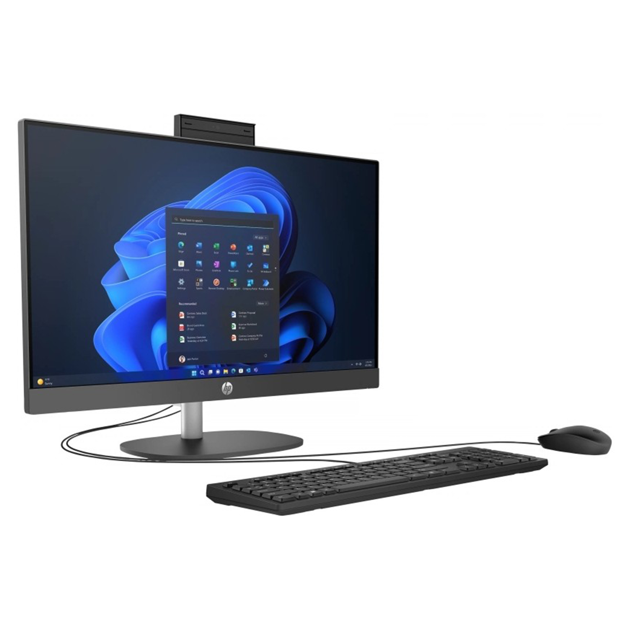 HP ProOne 245 G10 D4VB9ET R5-7520U 16GB 512GB 23.8 inch Al In One Bilgisayar