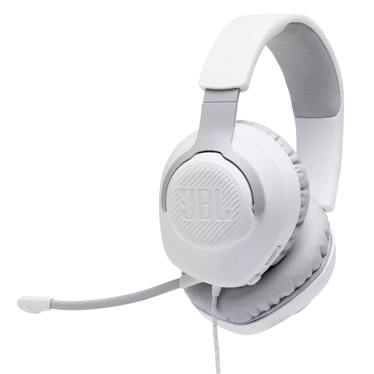 JBL Quantum 100 Çıkarılabilir Mikrofonlu 3.5mm Beyaz Gaming Kulak Üstü Kulaklık