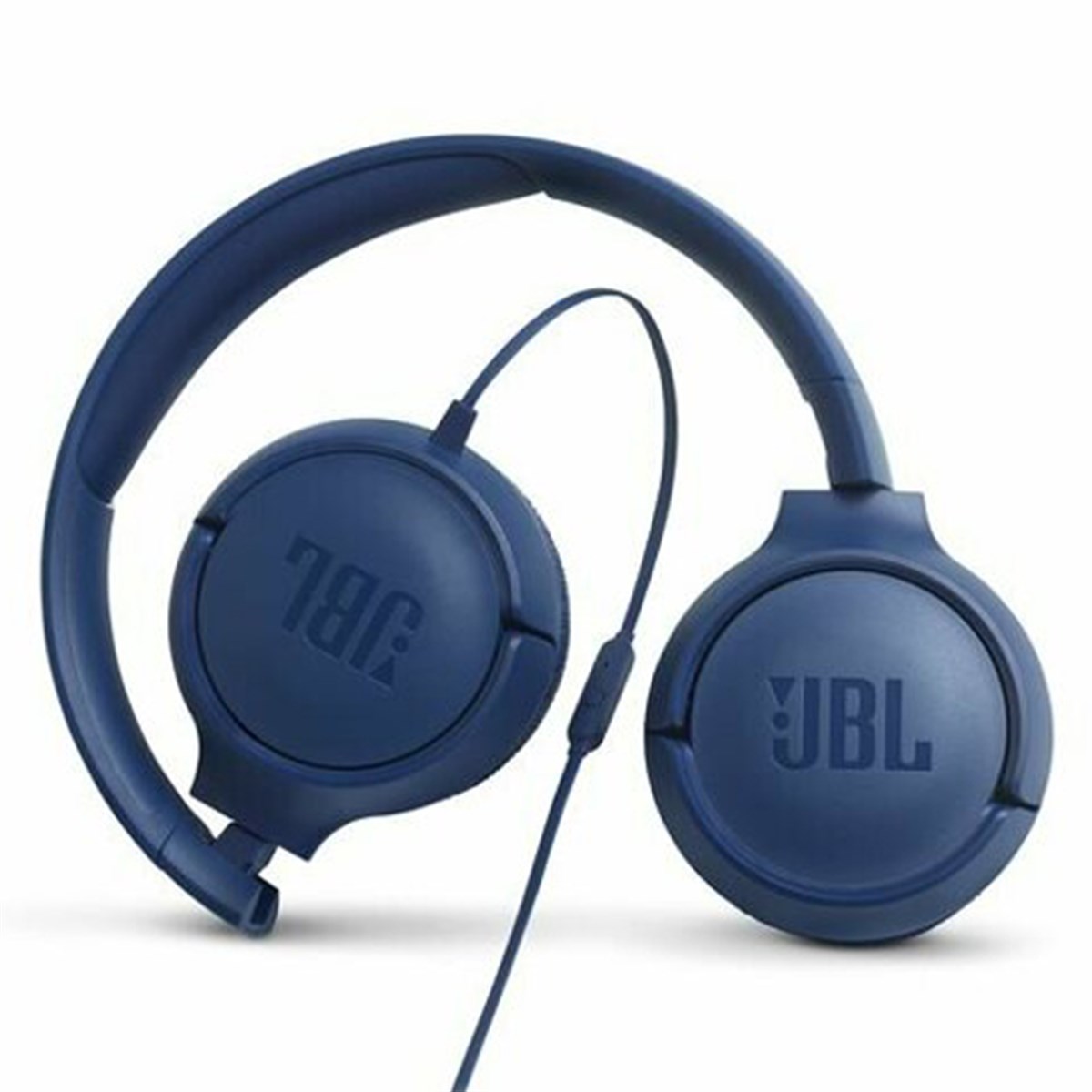JBL T500 Mavi Mikrofonlu Kablolu Kulaküstü